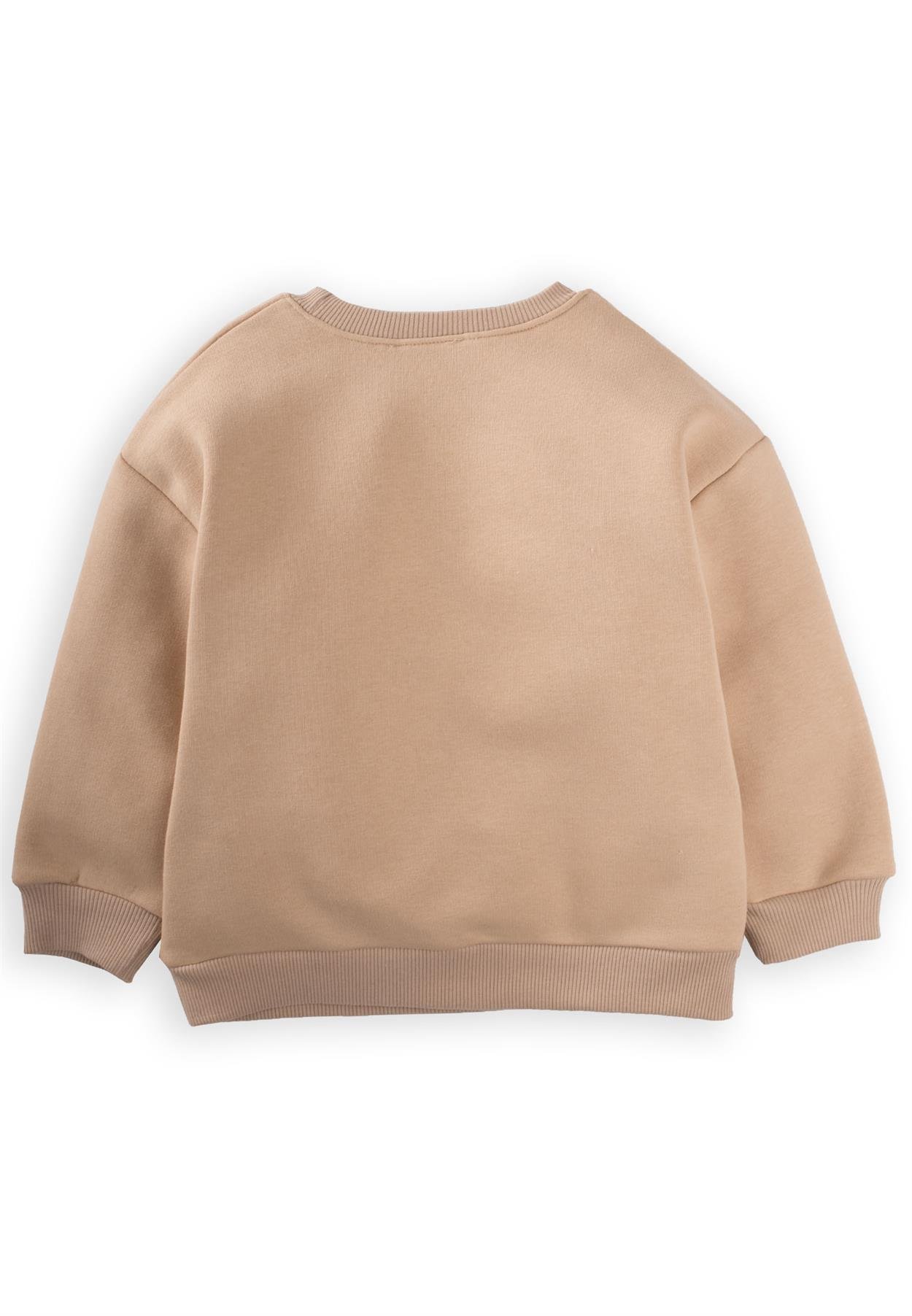CigitBasic Sweatshirt 2-8 Yaş Bej