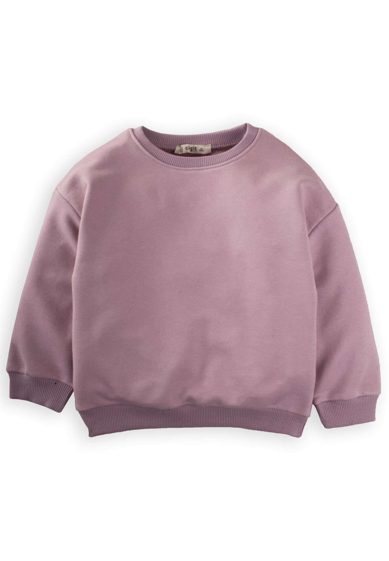 CigitBasic Sweatshirt 2-8 Yaş Leylak