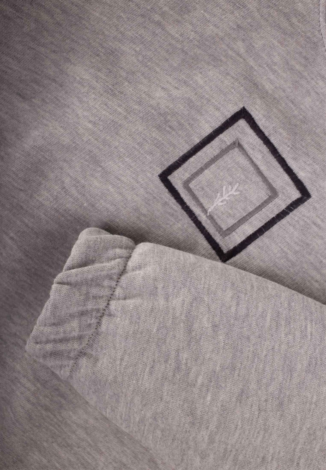 CigitBasic Sweatshirt Takım 2-8 Yaş Gri Melanj