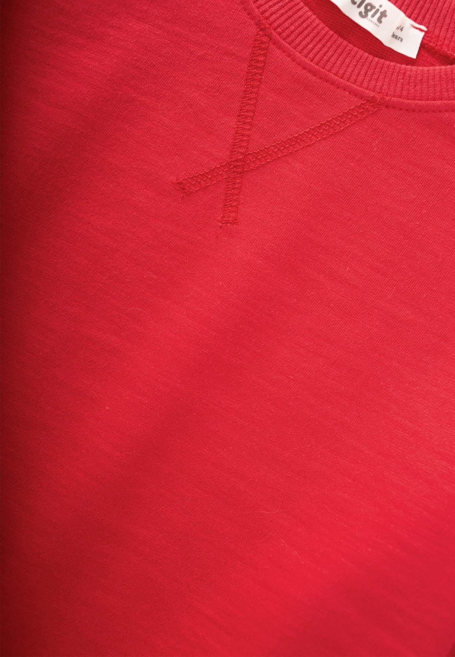 CigitBasic Sweatshirt Suit Age 3-8 RED