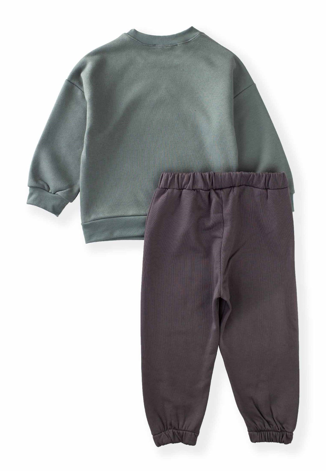 81001 - 5051Baskılı Sweatshirt Takım 3-8 Yaş Koyu Yeşil - CigitCigitBaskılı Sweatshirt Takım 3-8 Yaş Koyu Yeşil