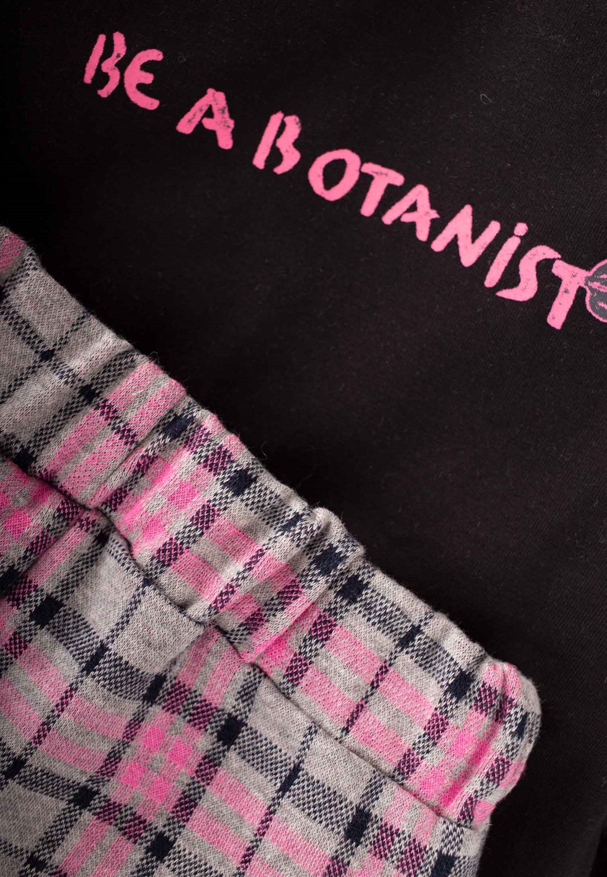 50255 - 5037Be Botaic Baskılı Ekose Pijama Takım 3-9 Yaş Siyah - Fırsat ÜrünüCigitBe Botaic Baskılı Ekose Pijama Takım 3-9 Yaş Siyah