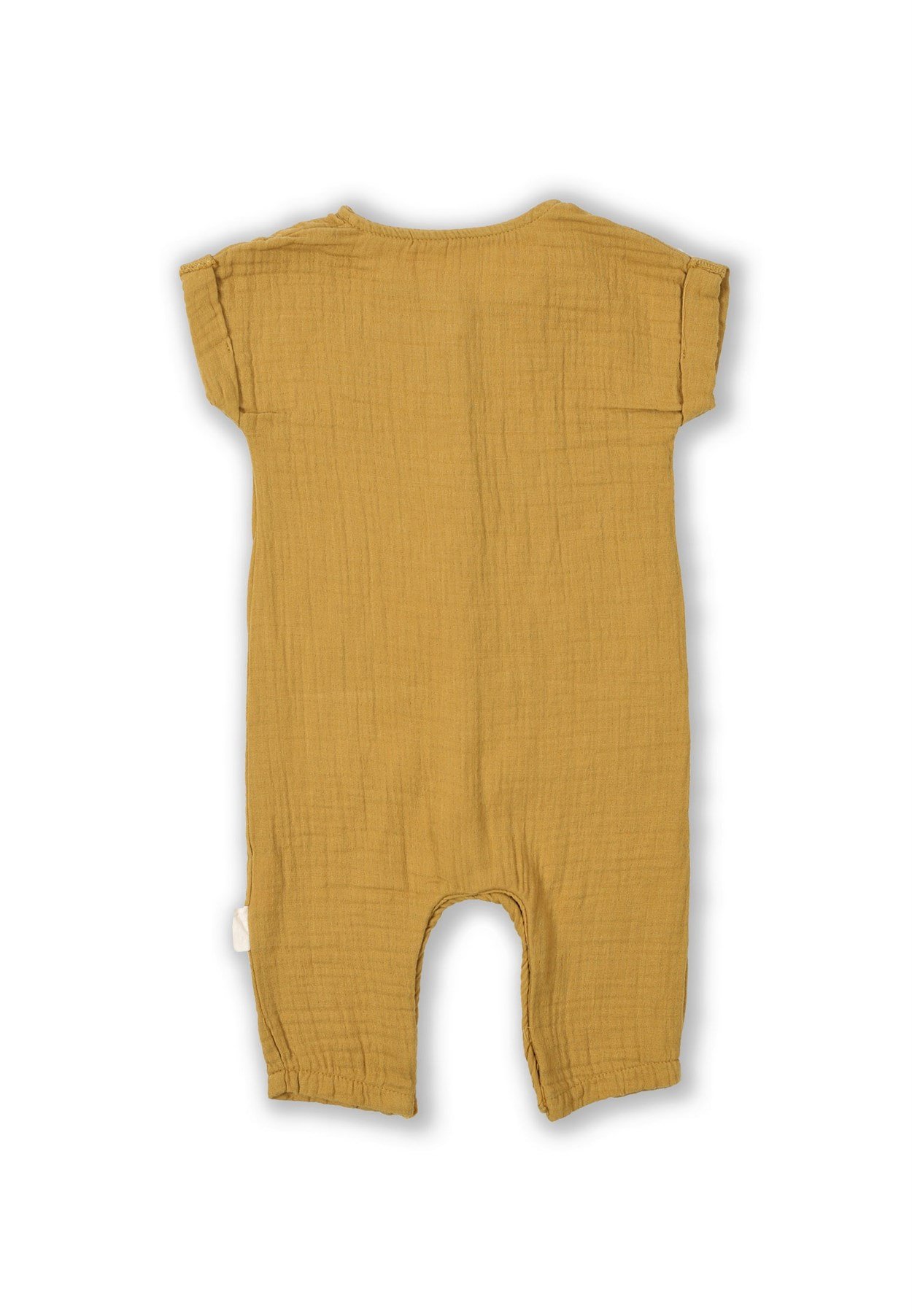 62029 - 5006Büyük Cepli Boydan Patlı Muslin Tulum 0-3 Yaş Hardal Sarı - www.cigit.com.trCigitBüyük Cepli Boydan Patlı Muslin Tulum 0-3 Yaş Hardal Sarı