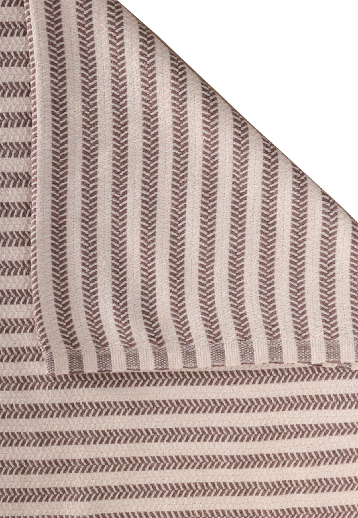 CigitÇavuş Desen Peştemal Havlu (Yıkanmıştır) 90X180 Cm Kahve