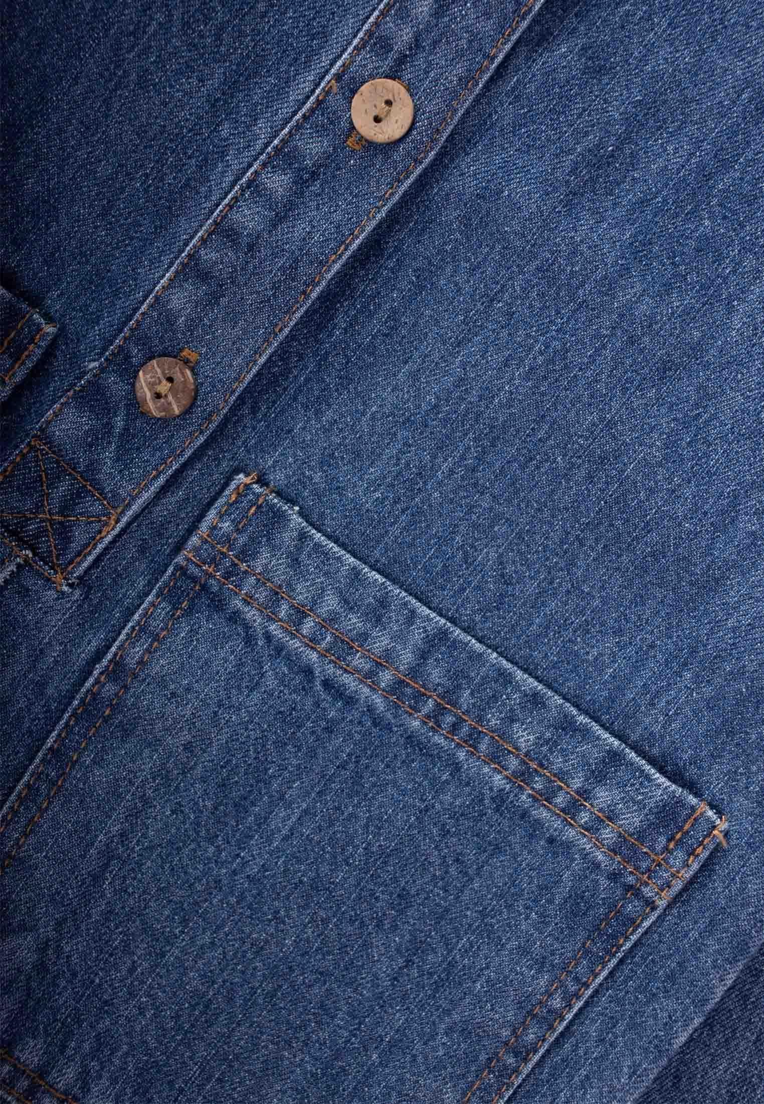 CigitDouble Pocket Denim Overalls Age 2-7 BLUE