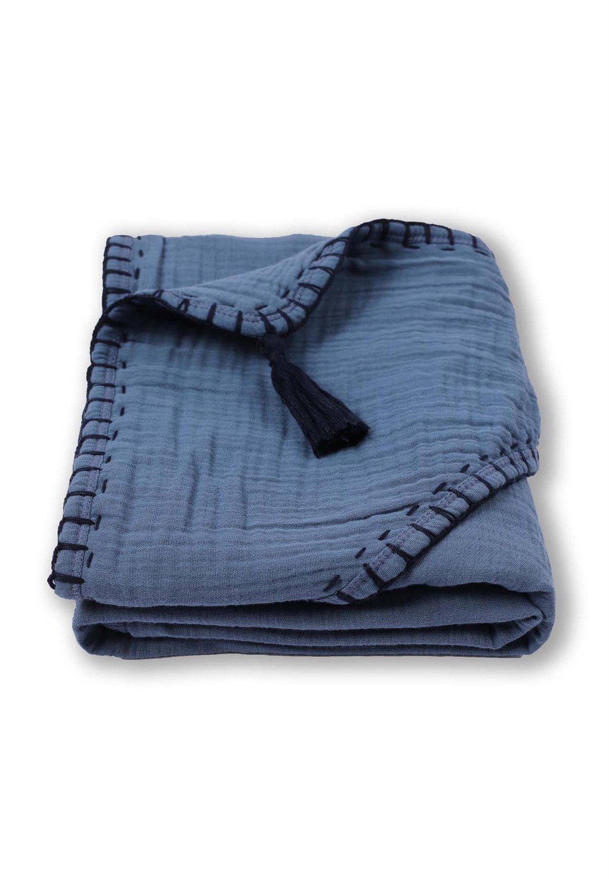 100179-515Çift Kat El İşi Müslin Üçgen Havlu (Yıkanmıştır) 75X75 cm İndigo Mavi - CigitCigitÇift Kat El İşi Müslin Üçgen Havlu (Yıkanmıştır) 75X75 cm İndigo Mavi