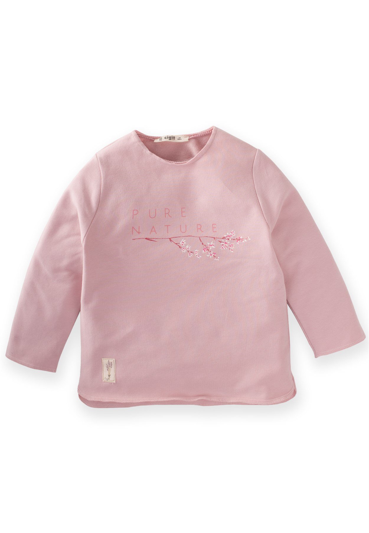 81014 - 5002Cigit - Pure Nature Baskılı Sweat 3-9 Yaş Pudra PembeCigitPure Nature Baskılı Sweat 3-9 Yaş Pudra Pembe