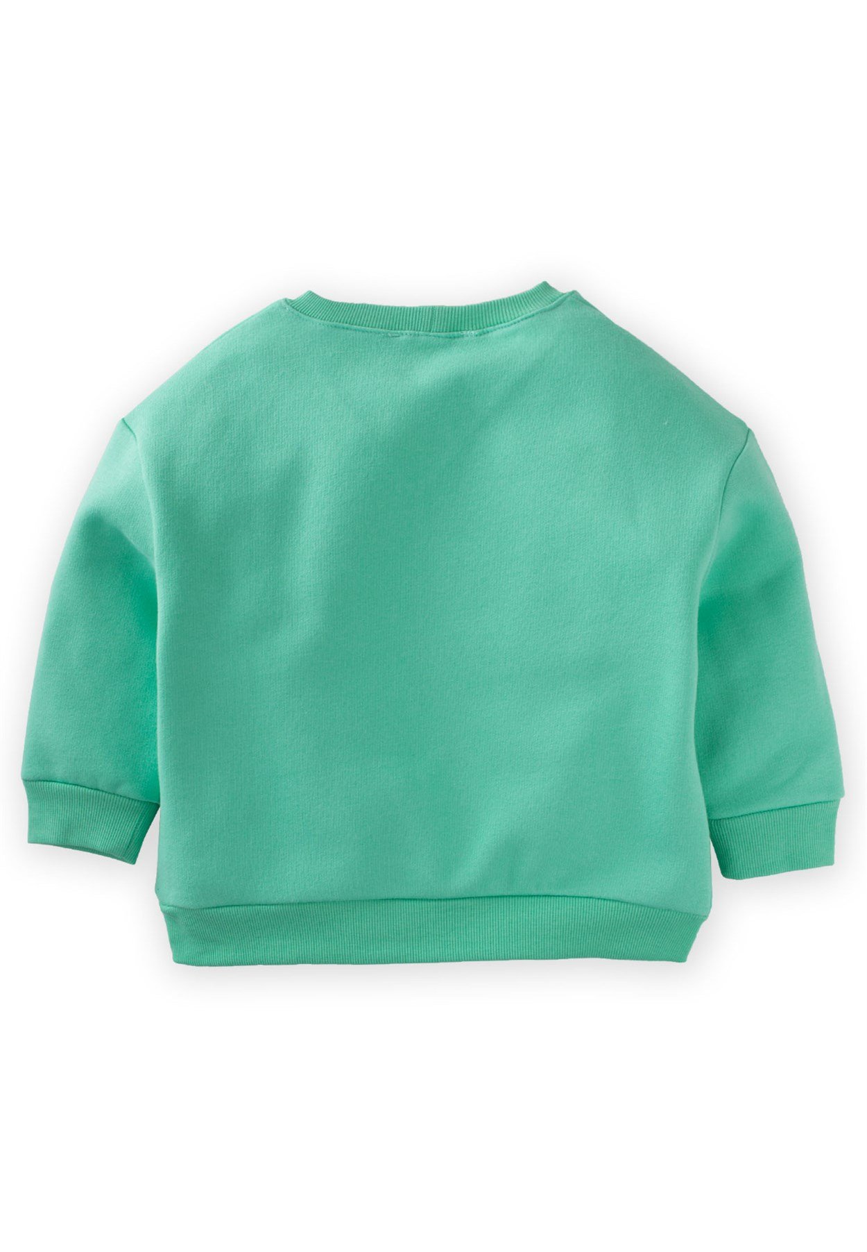 CigitV Yaka Sweatshirt  2-8 Yaş Mint Yeşili