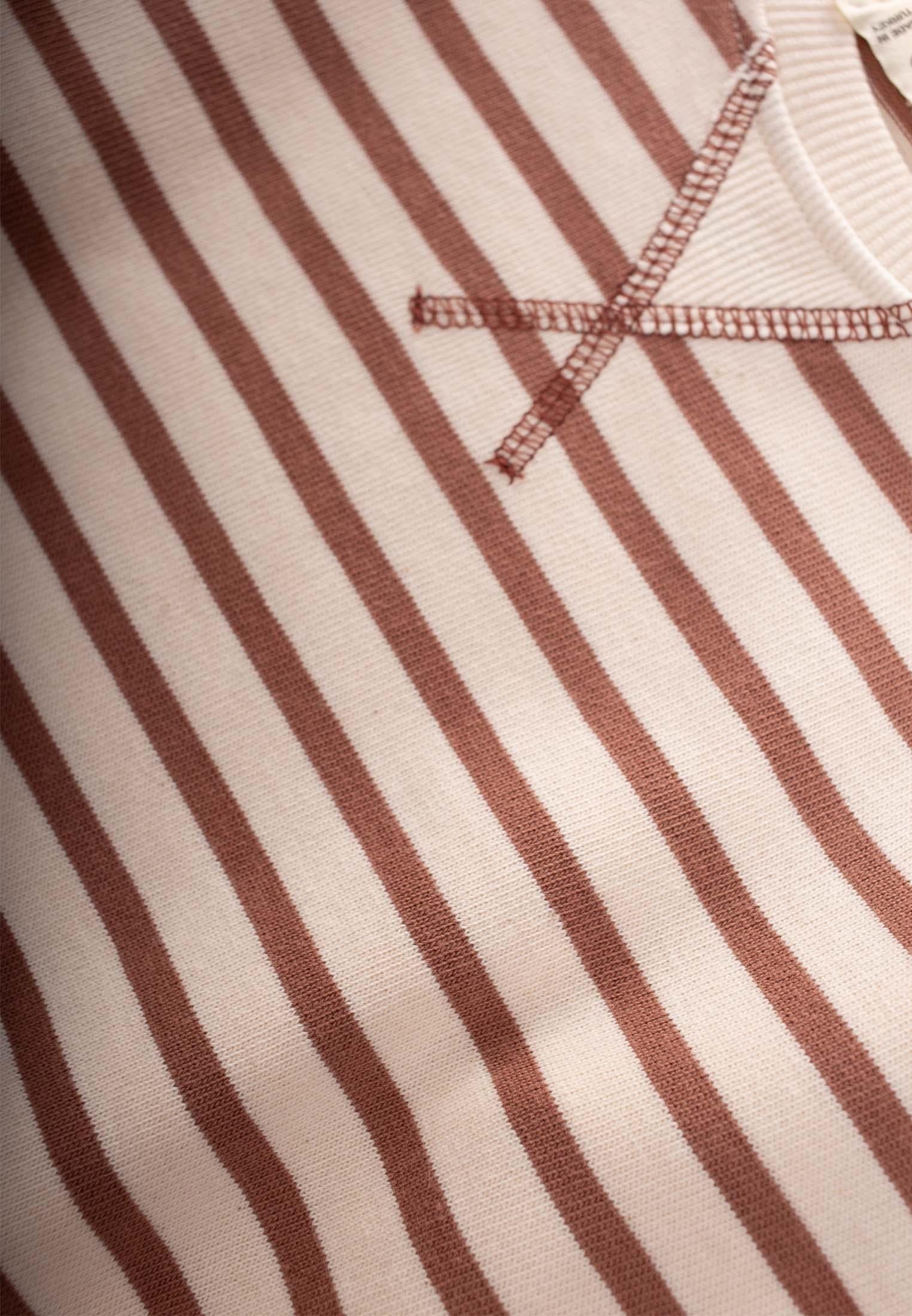 CigitÇizgili Karyoka Detaylı Mevsimlik Sweat 2-10 Yaş KAHVE