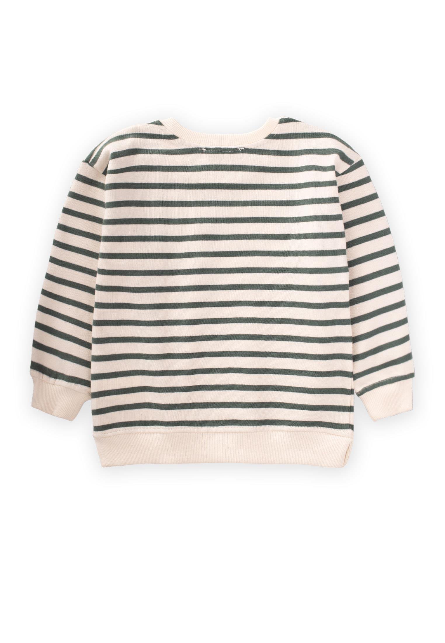 CigitStriped Seasonal Sweat 2-10 Years Green