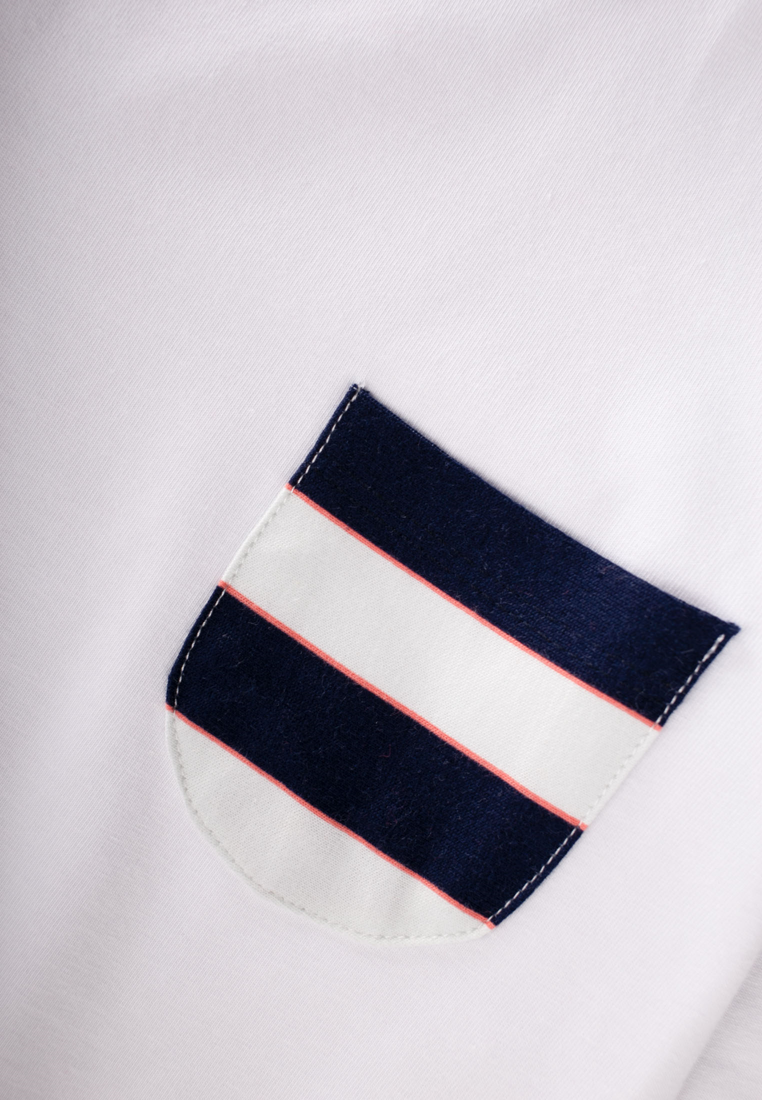 CigitÇizgili Pijama Takım 2-8 Yaş Kırık Beyaz