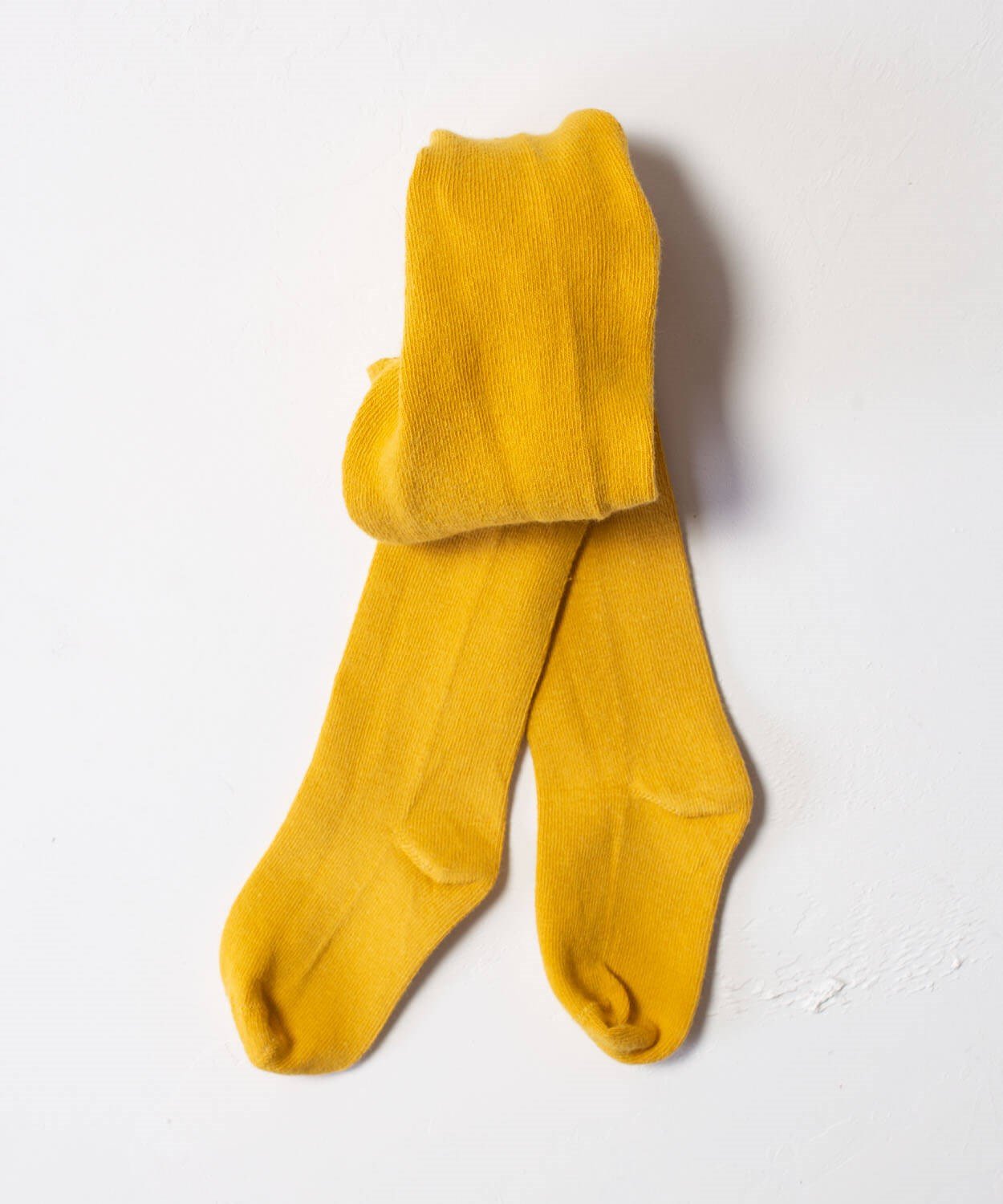 90047-5006CigitÇocuk Düz Külotlu Çorap 1-9 Yaş HARDAL SARI