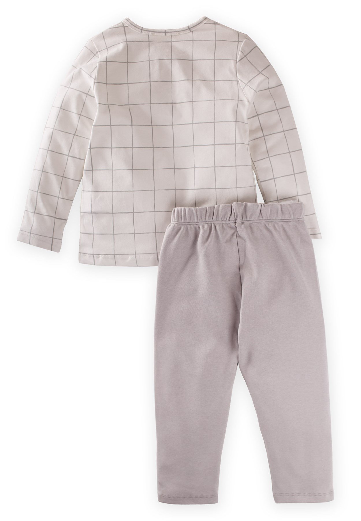 50253 - 5001Desenli Pijama Takım 2-8 Yaş Ekru - CigitCigitDesenli Pijama Takım 2-8 Yaş Ekru