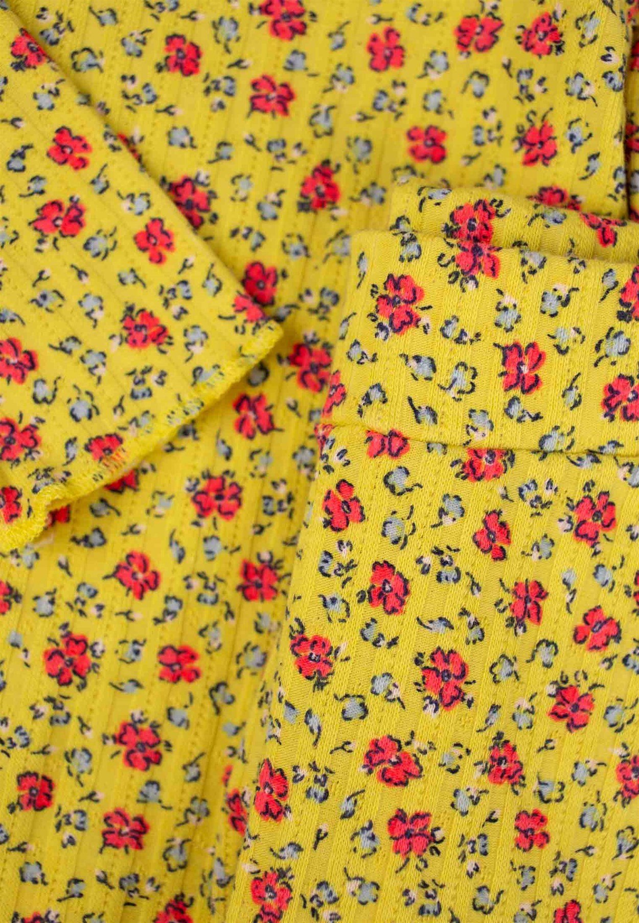 50245 - 5060Desenli Pijama Takım 2-8 Yaş Sarı - CigitCigitDesenli Pijama Takım 2-8 Yaş Sarı