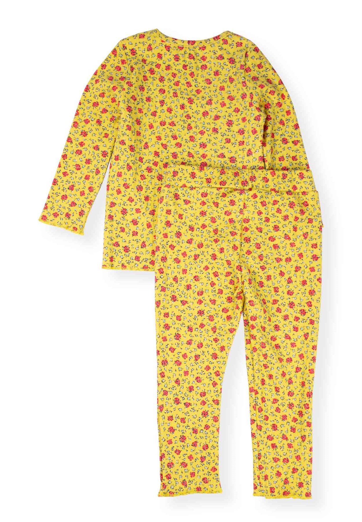 50245 - 5060Desenli Pijama Takım 2-8 Yaş Sarı - CigitCigitDesenli Pijama Takım 2-8 Yaş Sarı