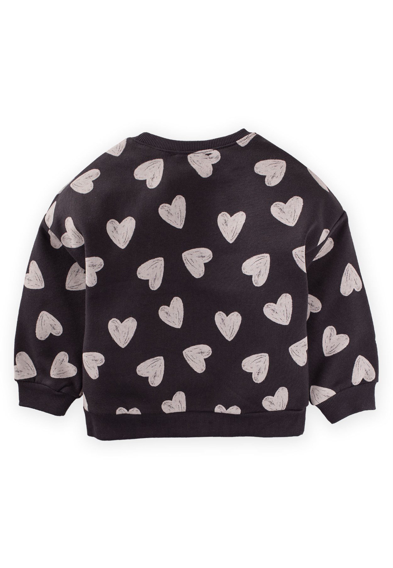 CigitDesenli Sweatshirt 3-8 Yaş Antrasit