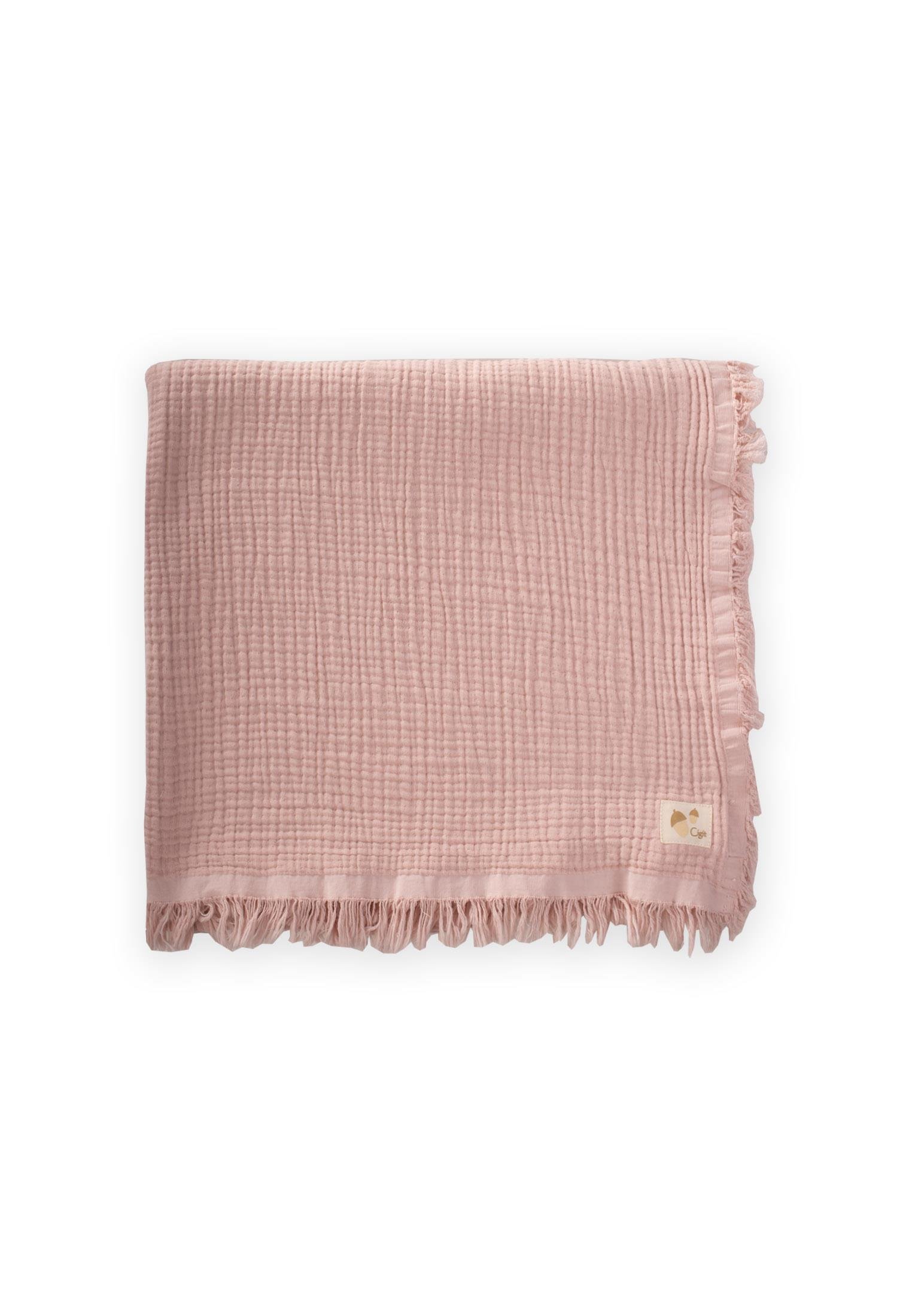 CigitFour Layer Blanket 80X120 Cm POWDER PINK