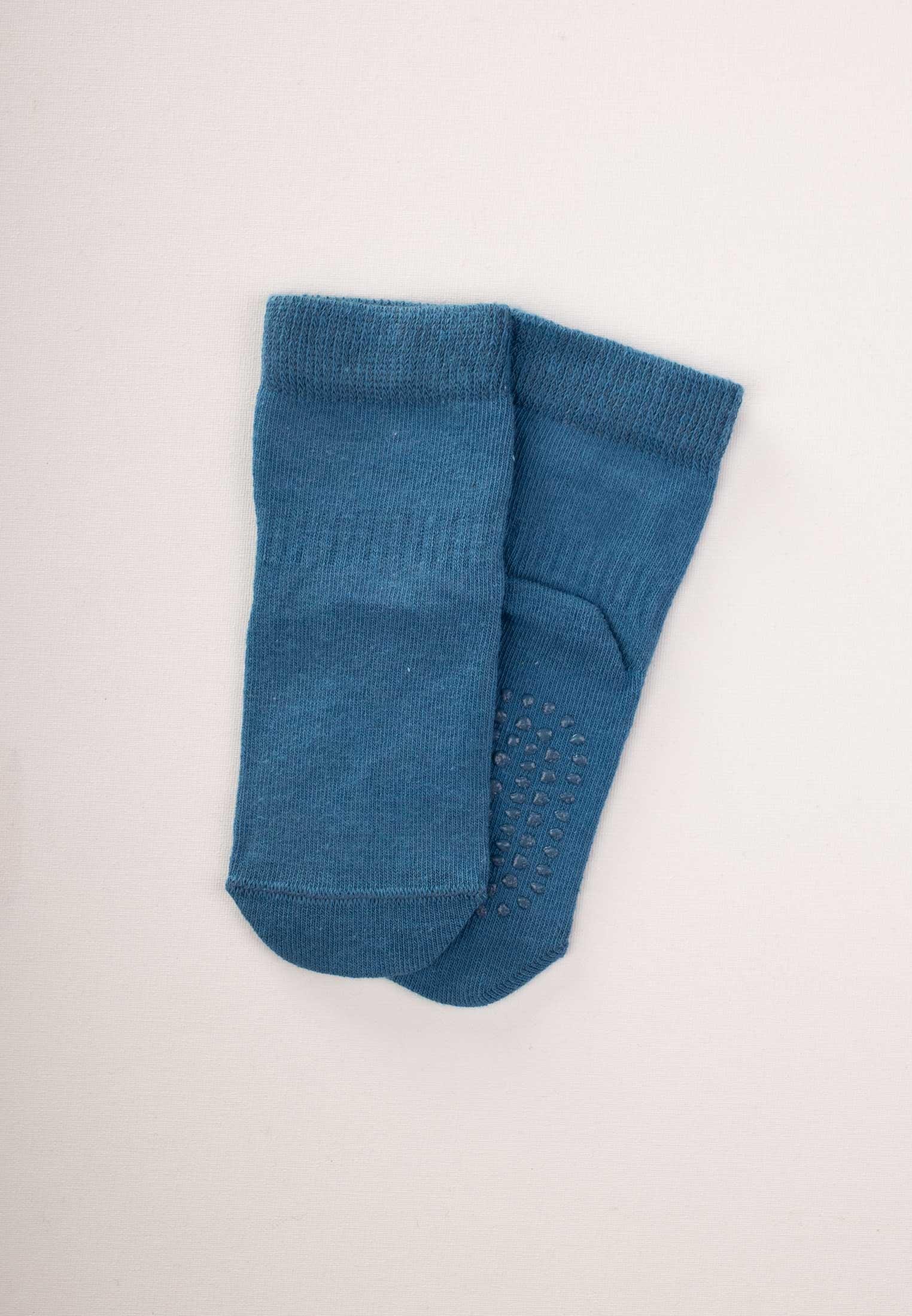CigitEmekleme Ve Kaymaz Çorap İndigo Mavi
