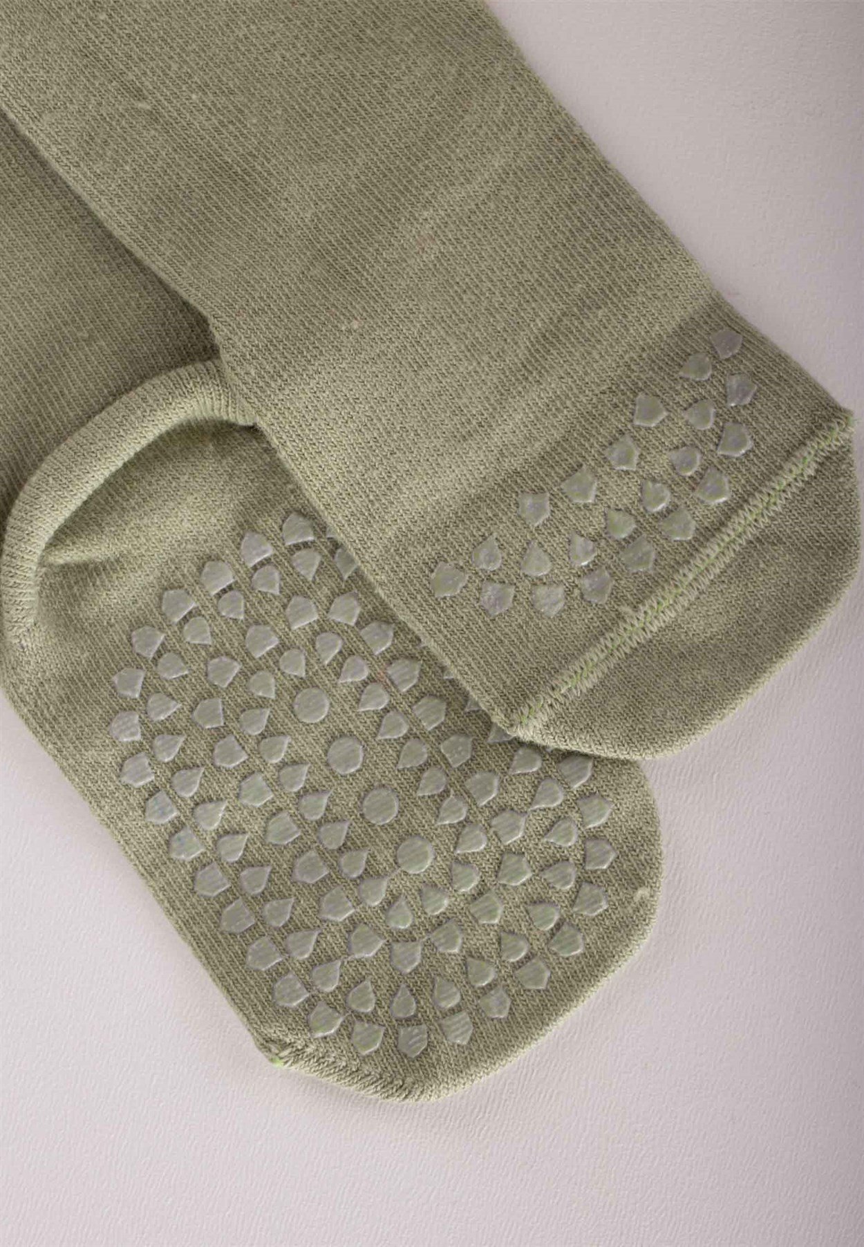 90040 - 5003CigitEmekleme Ve Kaymaz Külotlu Çorap 6-24 Ay ÇAĞLA YEŞİLİ