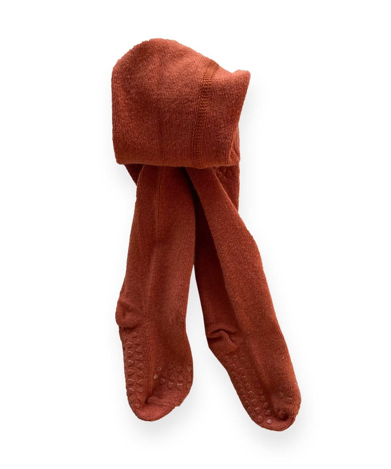 90040 - 5005CigitEmekleme Ve Kaymaz Külotlu Çorap 6-24 Ay KİREMİT