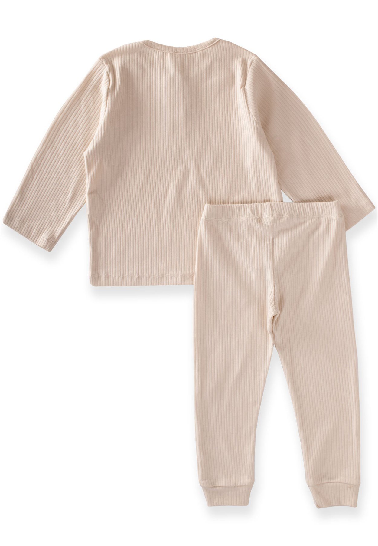 70902 - 5066CigitCorduroy Seasonal Suit 2-8 Years Light Beige