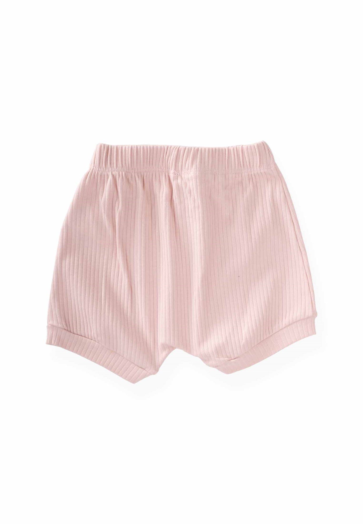 62581 - 5002Fitilli Şort 0-3 Yaş Pudra Pembe  - CigitCigitFitilli Şort 0-3 Yaş Pudra Pembe