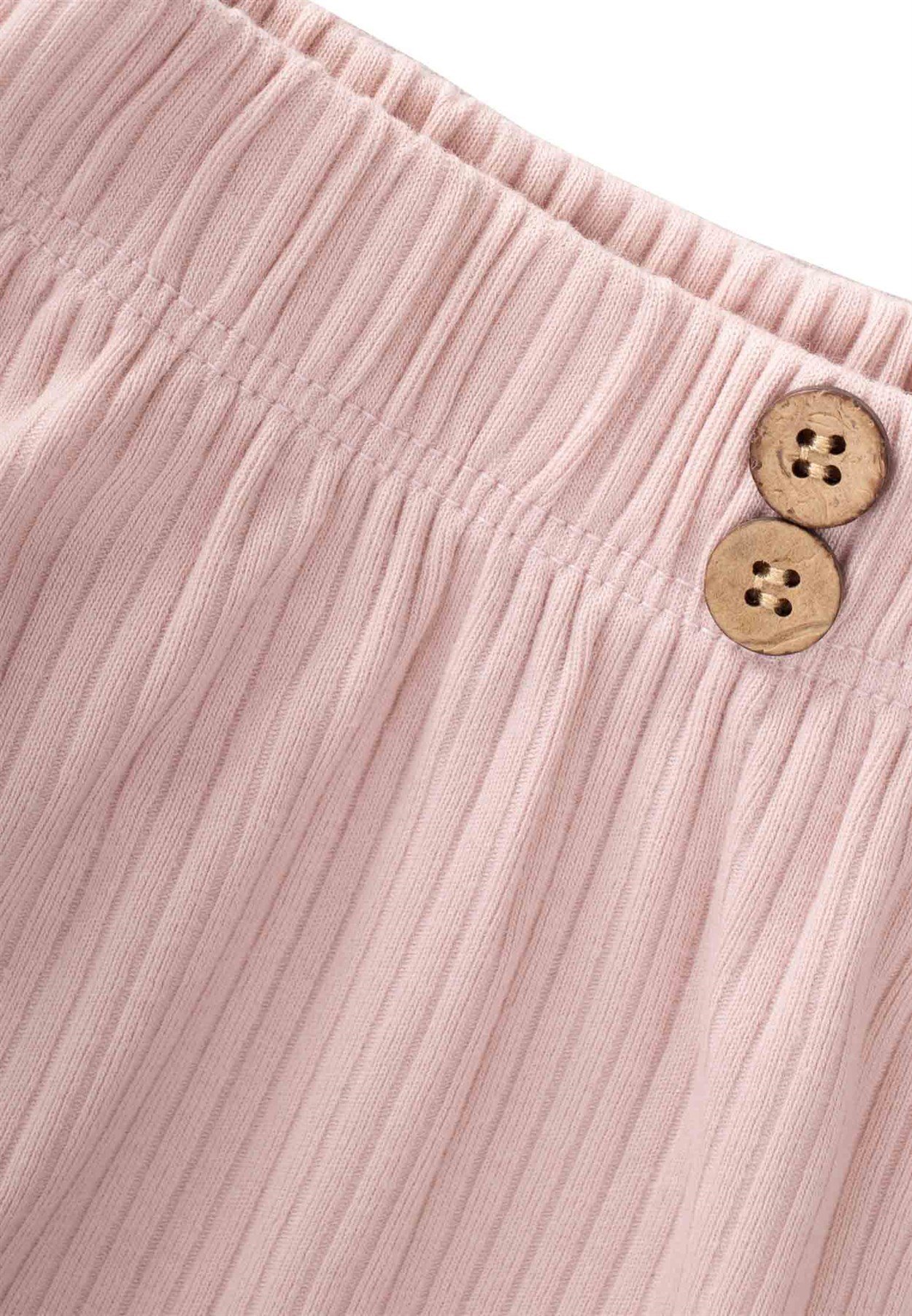 62581 - 5002Fitilli Şort 0-3 Yaş Pudra Pembe  - CigitCigitFitilli Şort 0-3 Yaş Pudra Pembe