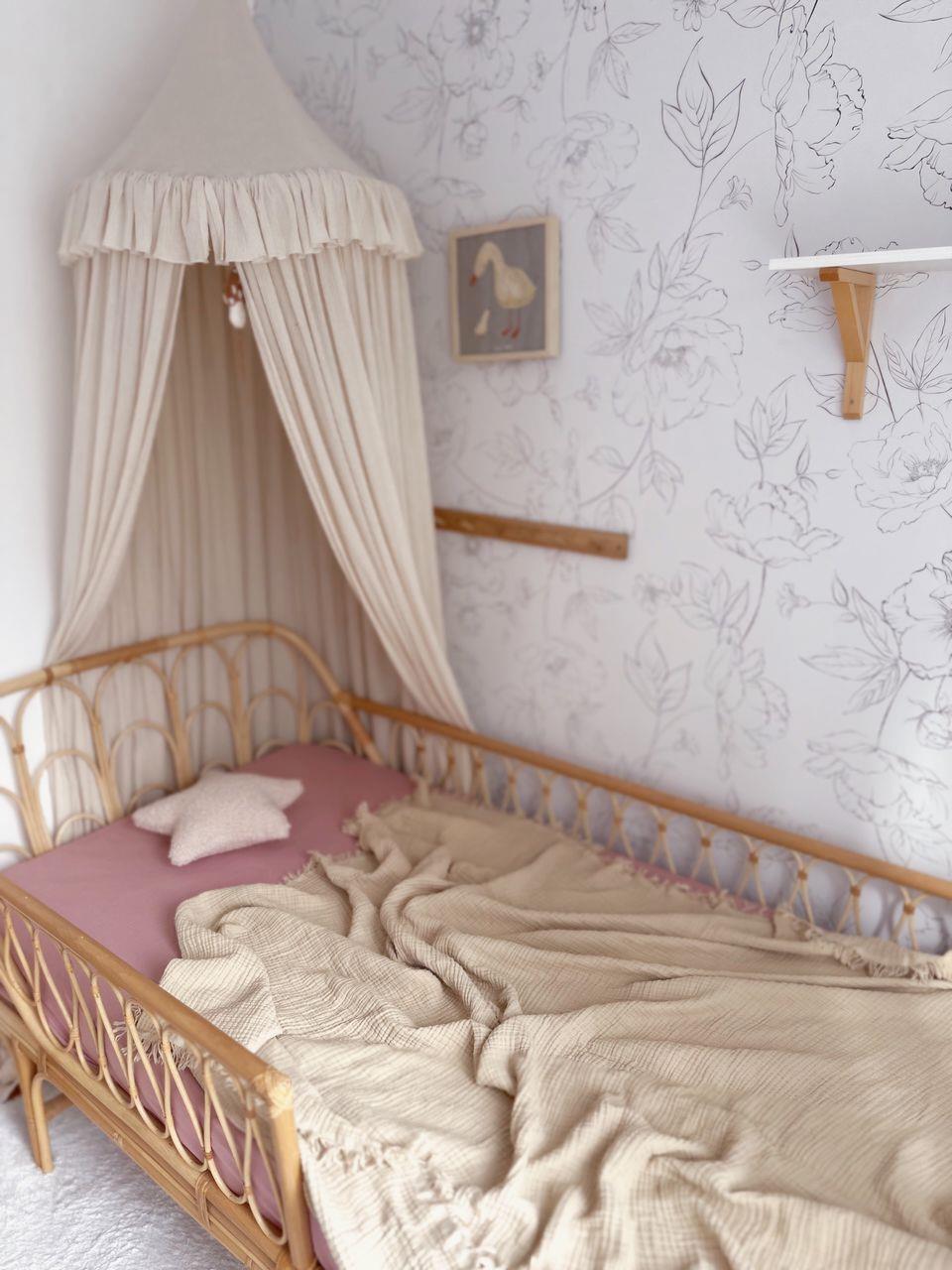 CigitFlora Model Four Layers Fringed Blanket 100X140 Cm SAND