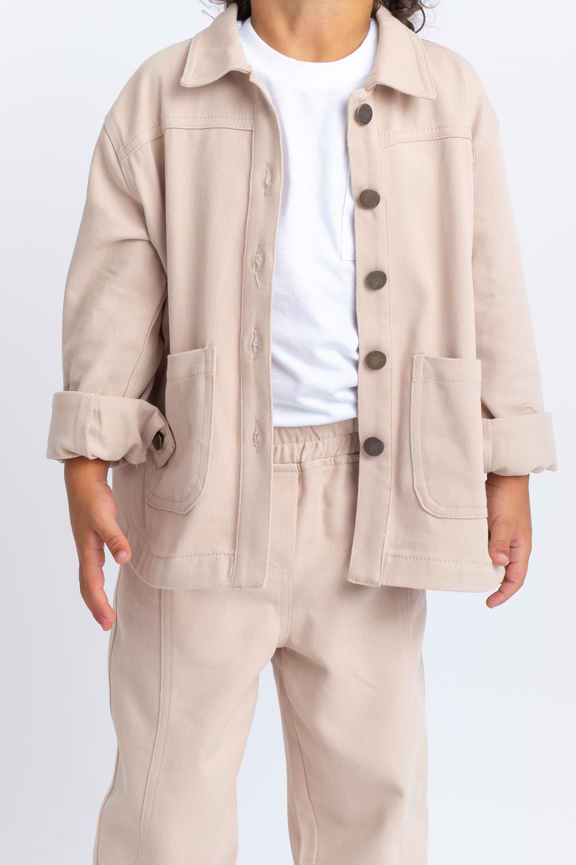 CigitGabardine Jacket 2-7 Years BEIGE