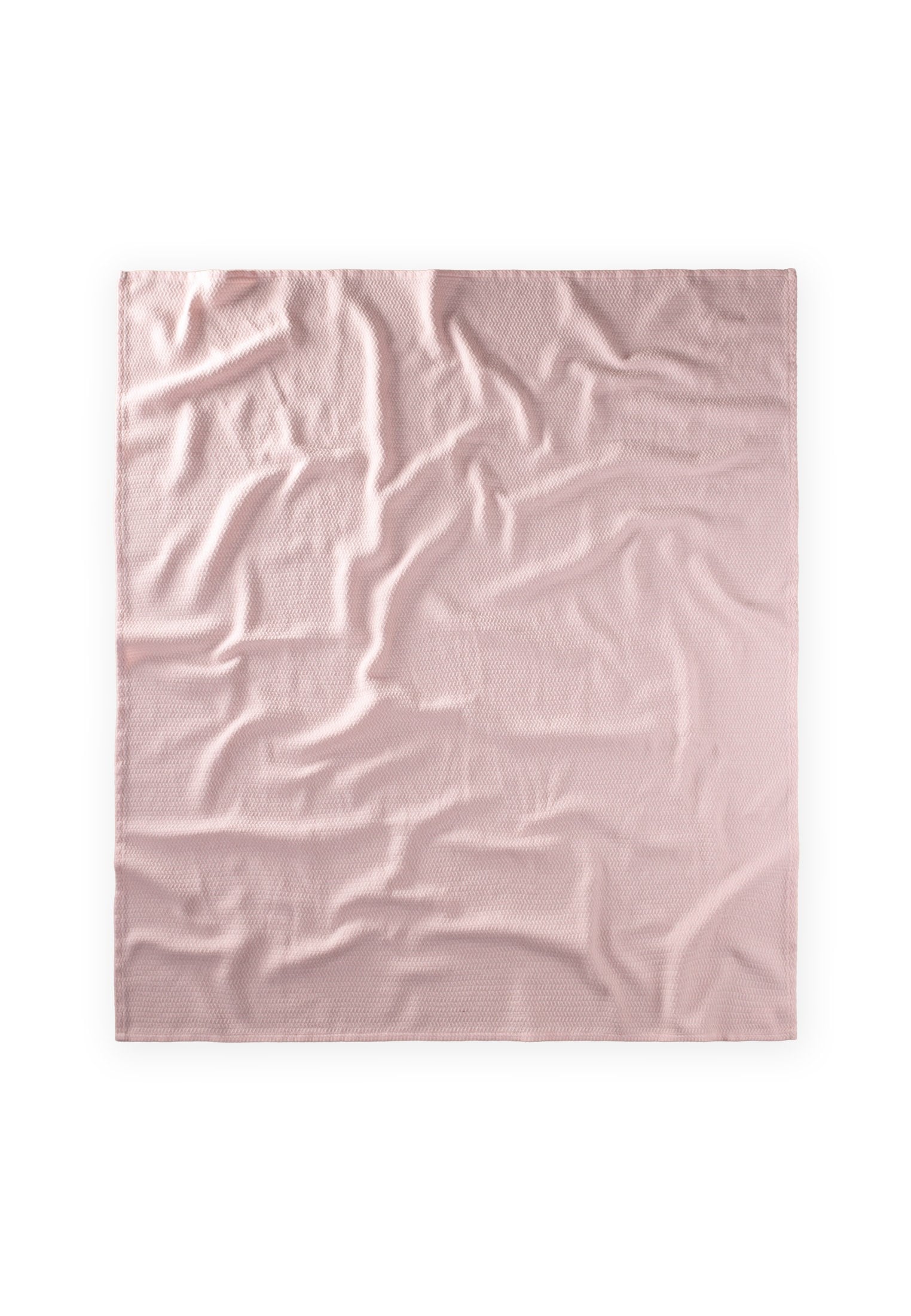 CigitHasır Desen Bebek Pamuk Battaniye (Yıkanmıştır) 93X100 cm +/- 3 cm Pudra Pembe
