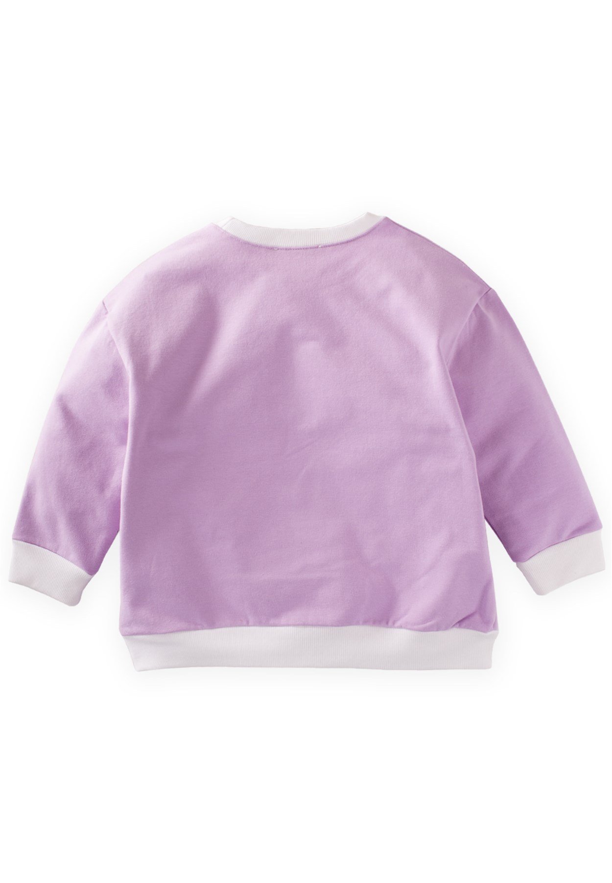 81051 - 5059Hello Nıce Day Baskılı Oversize Sweatshirt 2-7 Yaş Lila -  Yeni SezonCigitHello Nıce Day Baskılı Oversize Sweatshirt 2-7 Yaş Lila
