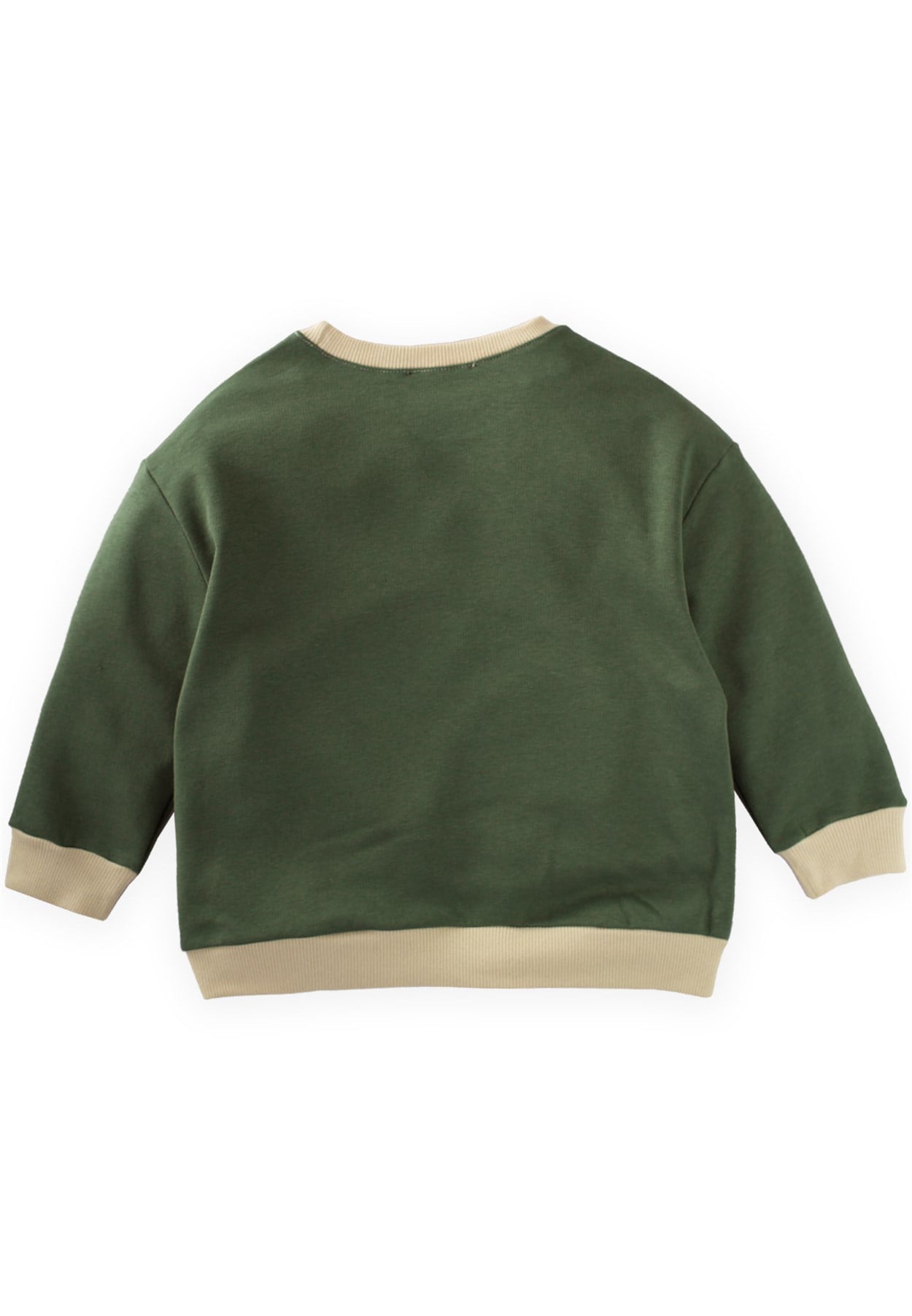 81051 - 5026Hello Nıce Day Baskılı Oversize Sweatshirt 2-7 Yaş Haki Yeşil - Yeni SezonCigitHello Nıce Day Baskılı Oversize Sweatshirt 2-7 Yaş Haki Yeşil