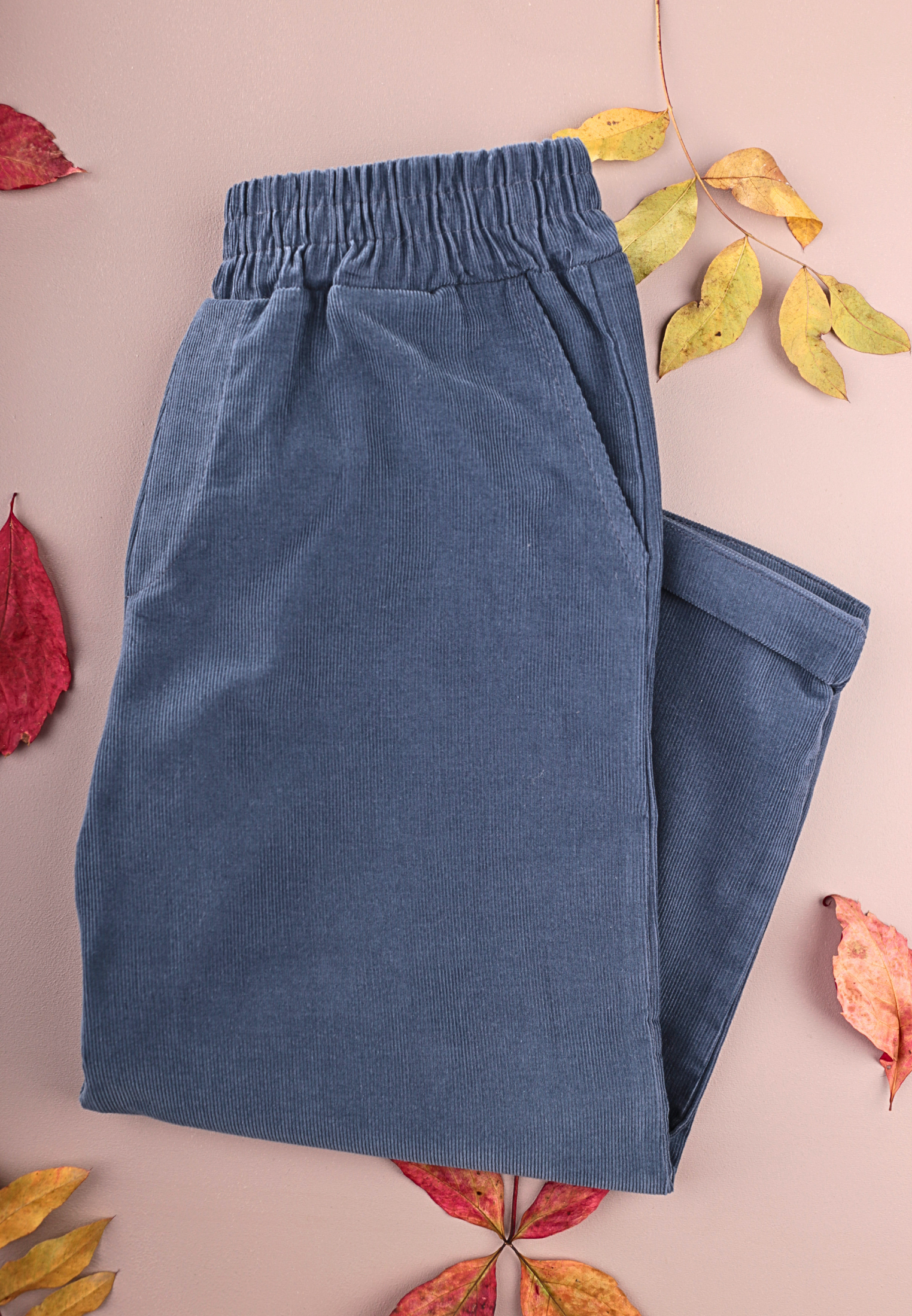 CigitKadife Pantolon 4-12 Yaş LACİVERT