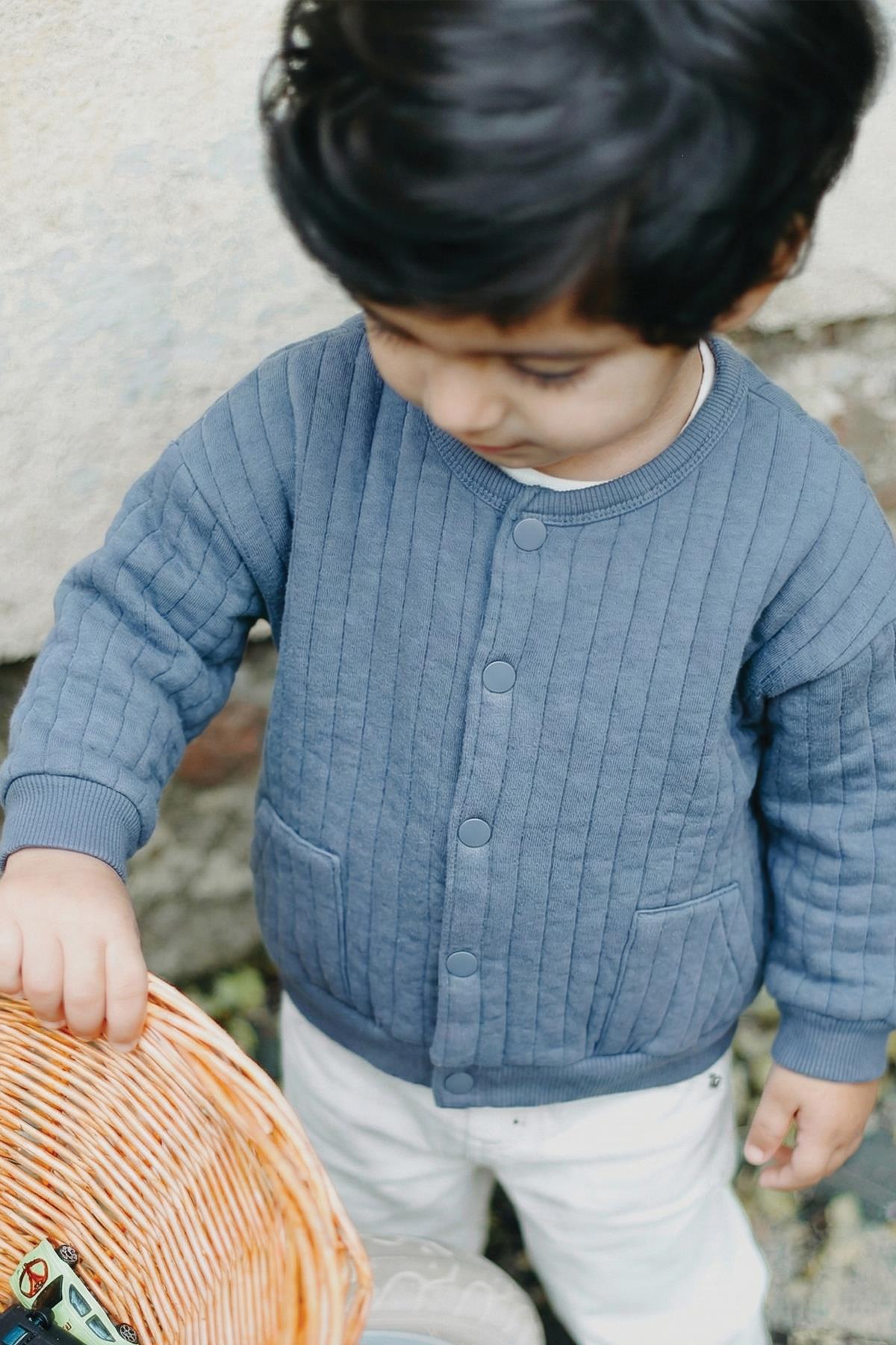 CigitKapitone Ceket 1-10 Yaş MİNT YEŞİLİ