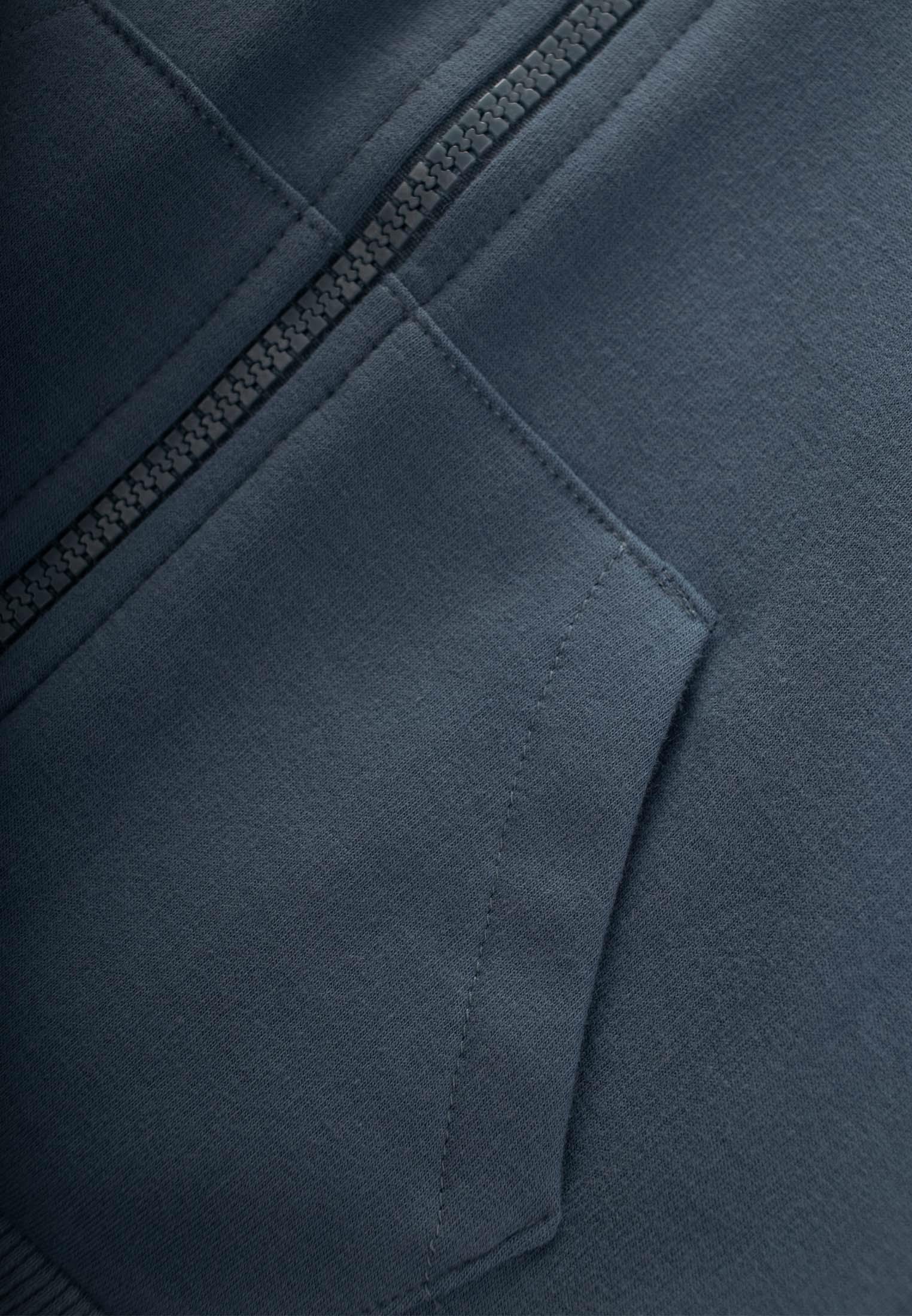 CigitKapşonlu Fermuarlı Hırka 1-14 Yaş Lacivert