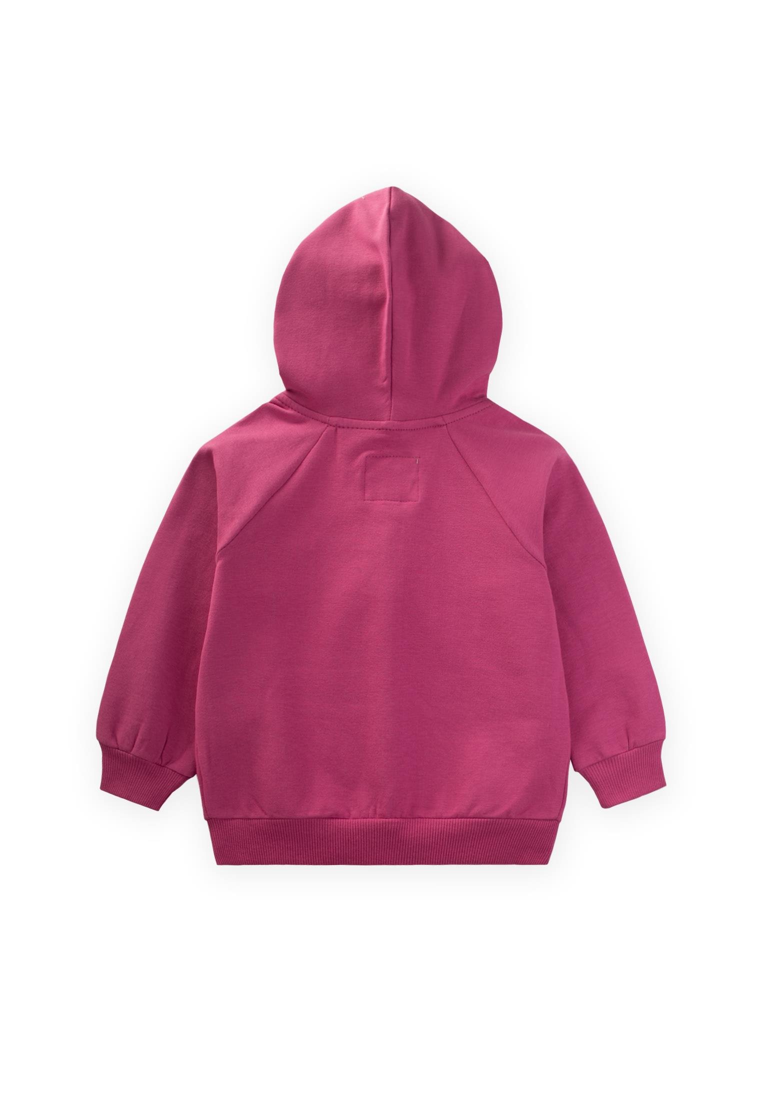 CigitHooded Zipper Cardigan 1-14 Years Fuchsia