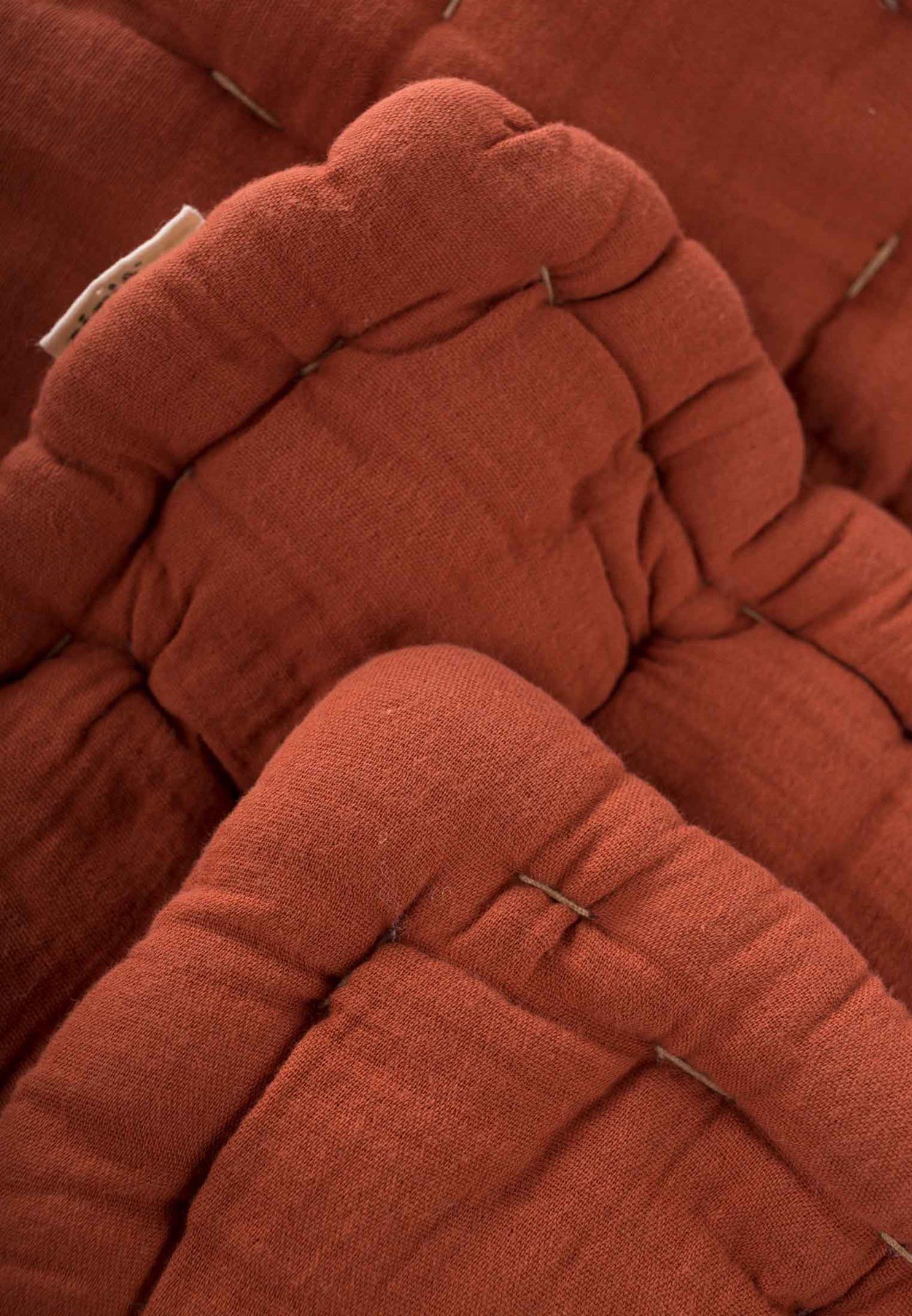 100342 - 5067Kare El İşi Yorgan 100X100 Cm RUST - CigitCigitKare El İşi Yorgan 100X100 Cm RUST