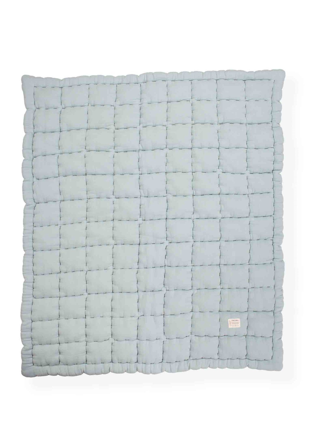 100318 - 5008Kare El İşi Yorgan 75X95 Cm mint yeşili - CigitCigitKare El İşi Yorgan 75X95 Cm mint yeşili