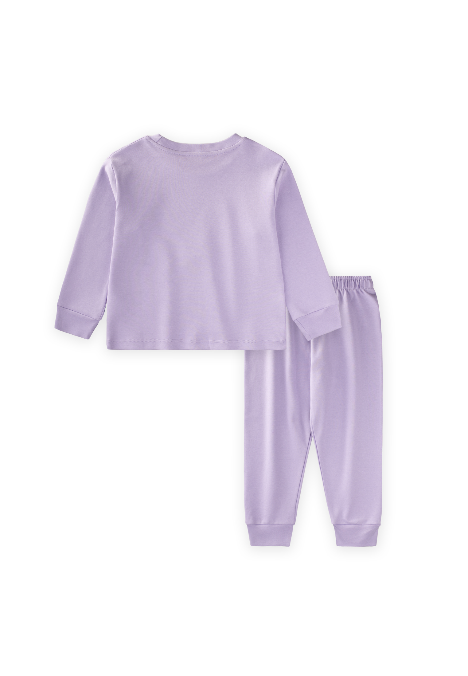 CigitKedi Baskılı Pijama Takım 2-8 Yaş Lila