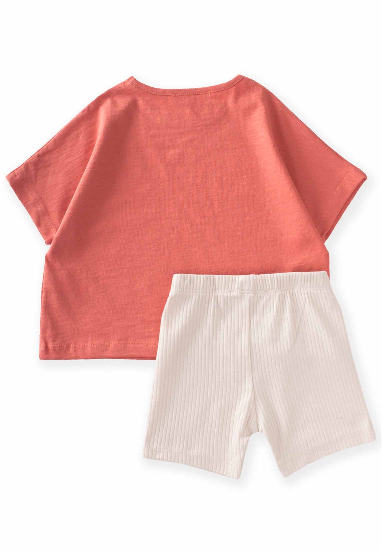 62601 - 5216CigitShort Tights, Wide Top, T-Shirt Suit 1-7 Years Open Tile