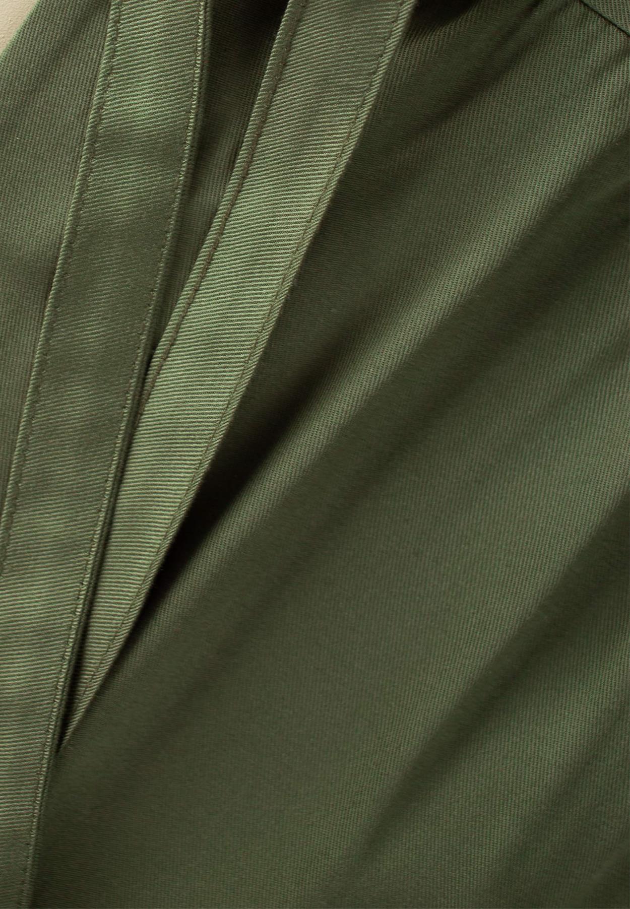 CigitSleeveless Lace-Up Jumpsuit 2-6 Years Khaki Green