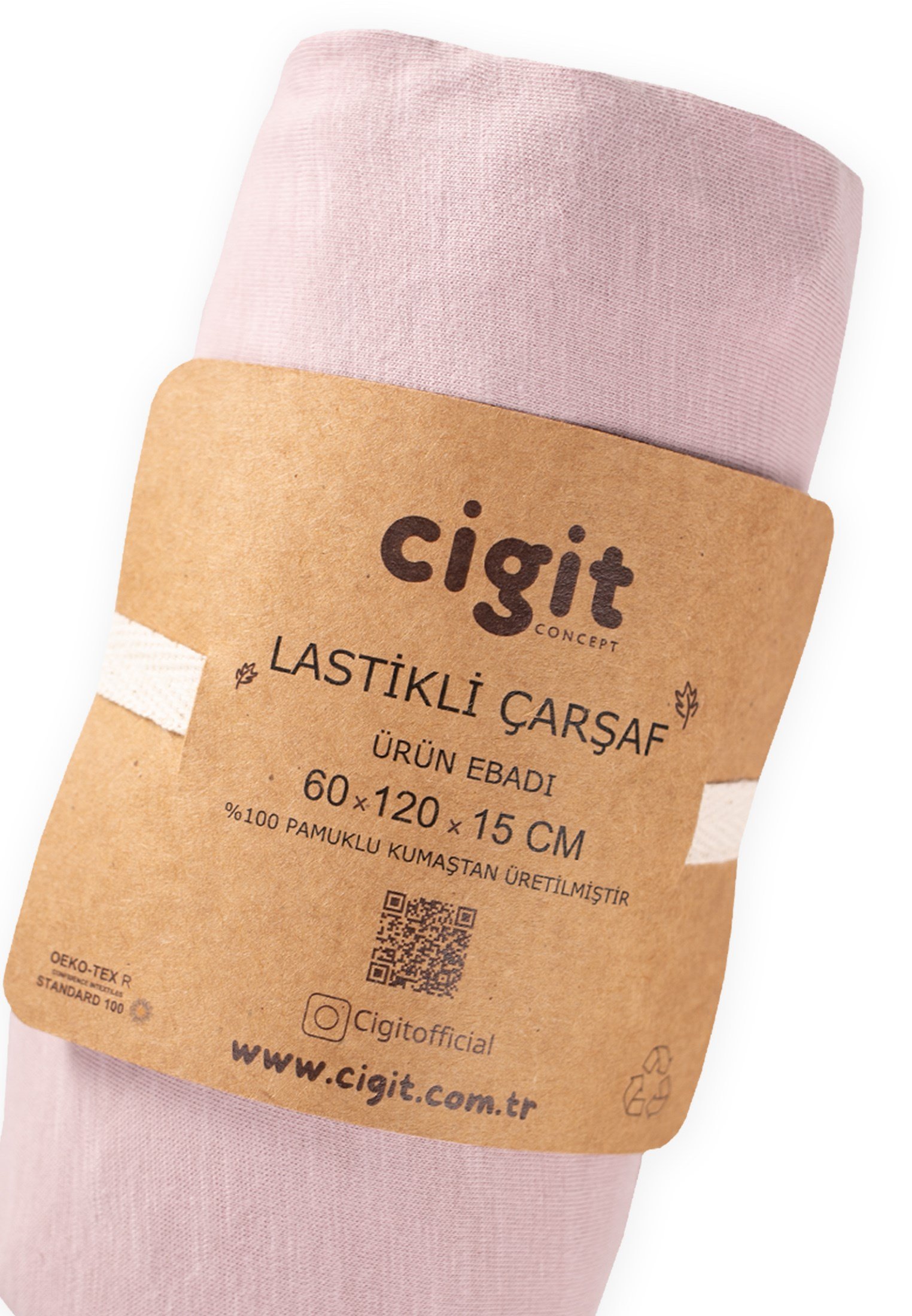 CigitLastikli Çarşaf 60X120 Cm Leylak