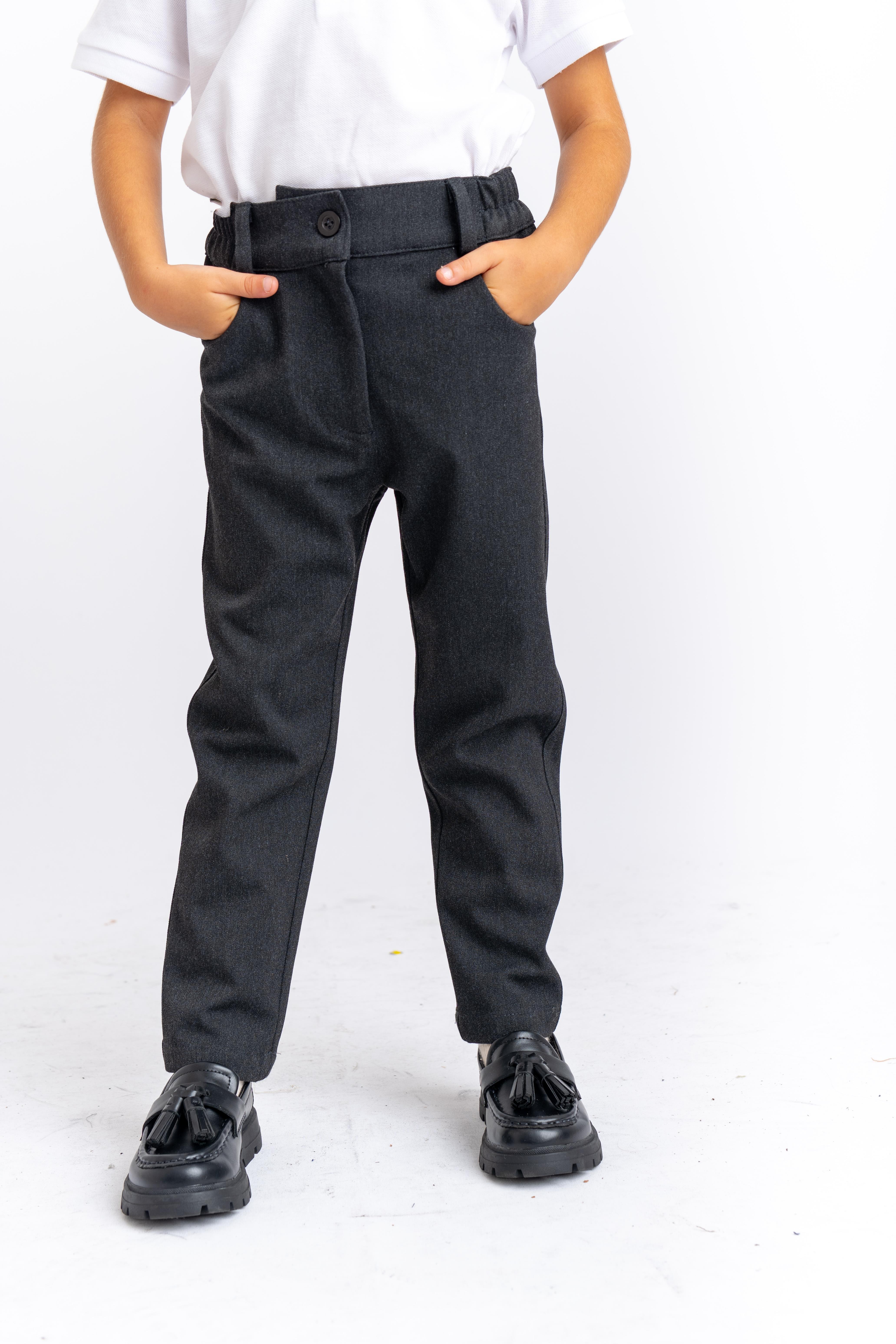 CigitLikralı Gabardin Pantolon 2-7 Yaş Antrasit