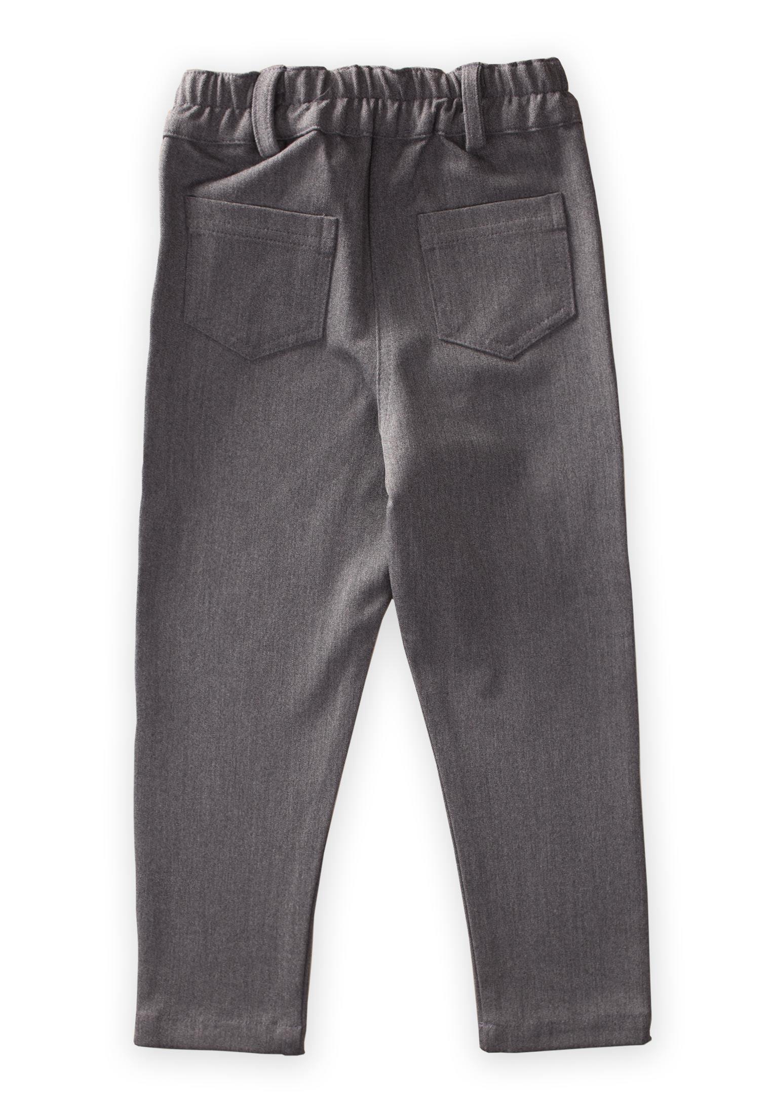 CigitLikralı Gabardin Pantolon 2-7 Yaş Gri