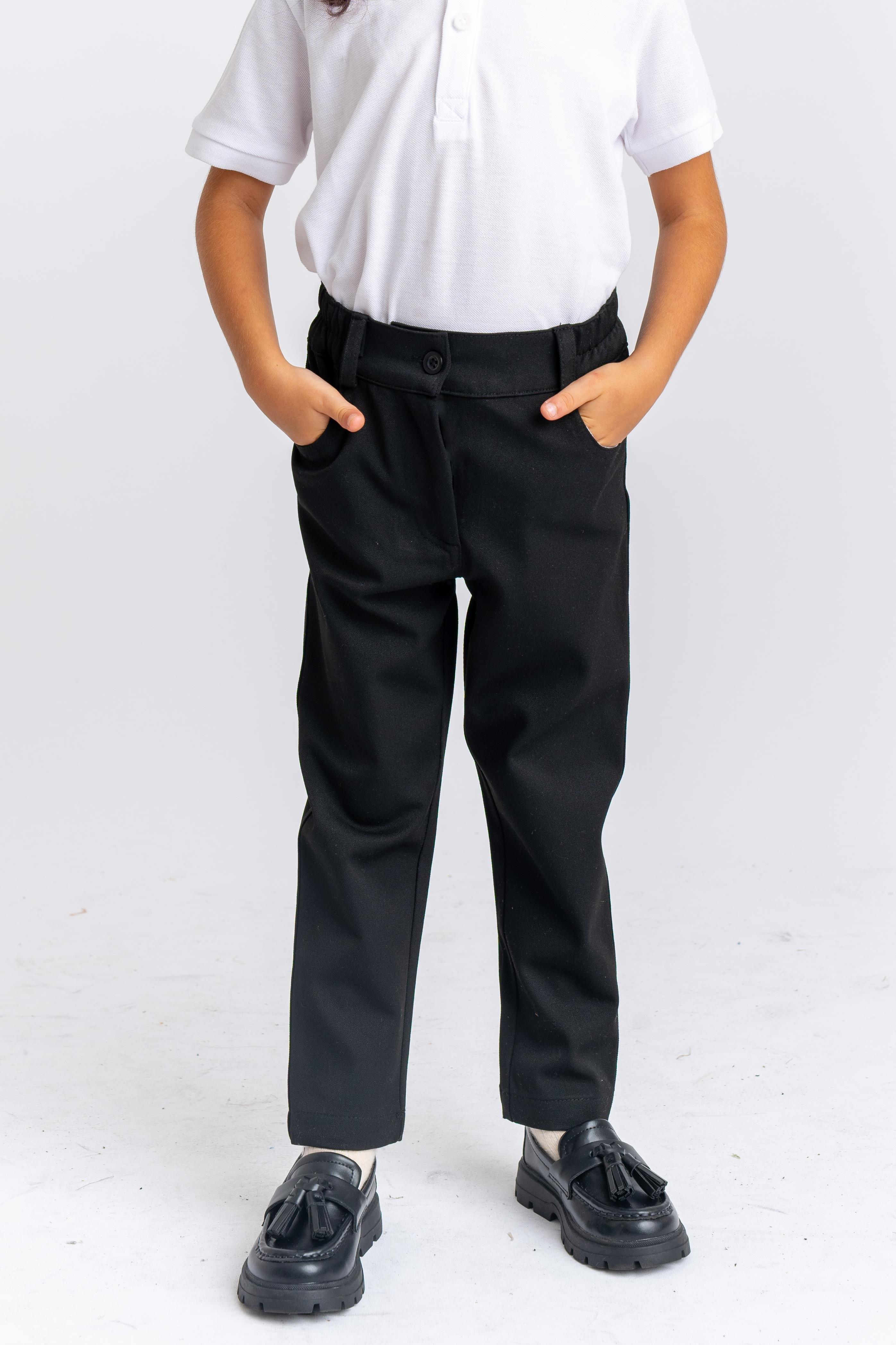CigitLycra Gabardine Trousers 2-7 Years BLACK