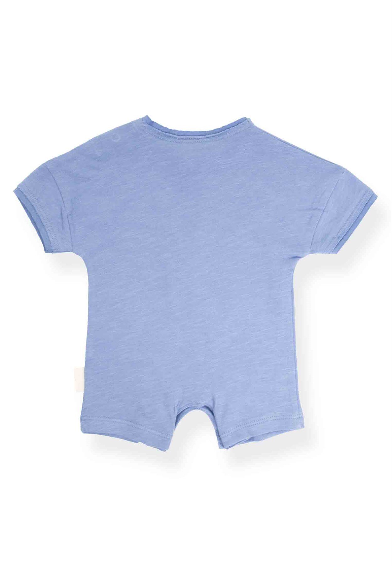 62438 - 5007Little Nature Lover Nakışlı Düşük Omuz Şort Tulum 0-3 Yaş indigo mavi - CigitCigitLittle Nature Lover Nakışlı Düşük Omuz Şort Tulum 0-3 Yaş indigo mavi