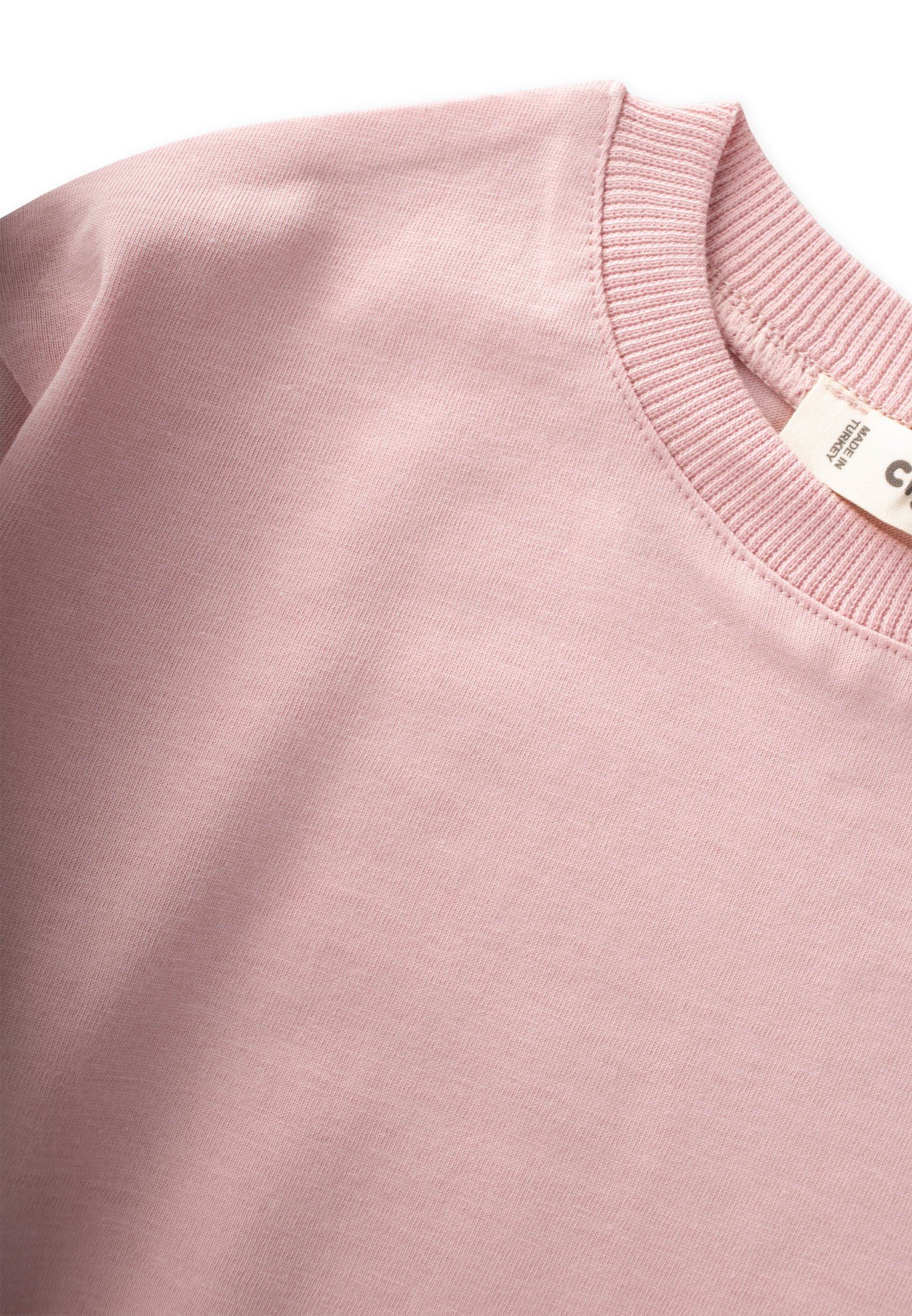 CigitMevsimlik Basic T-Shırt 2-10 Yaş PUDRA PEMBE