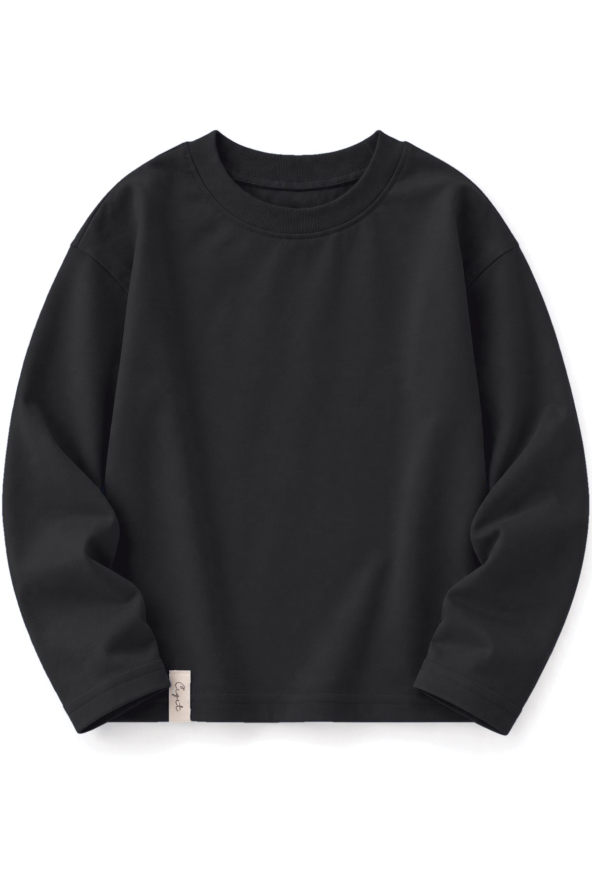 CigitSeasonal Basic T-Shirt 2-10 Years BLACK