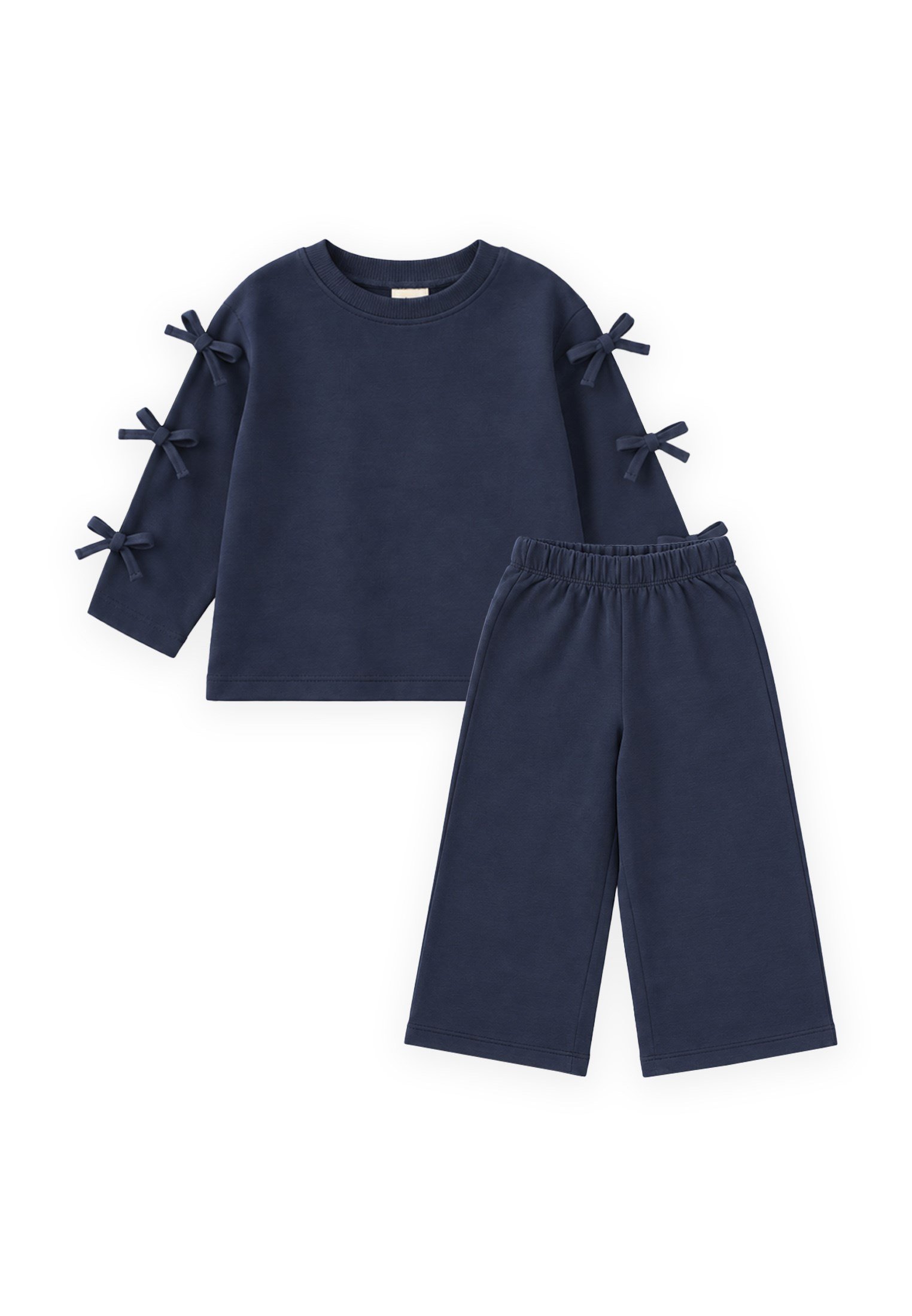 CigitMevsimlik Sweatshirt Takım 2-8 Yaş Lacivert