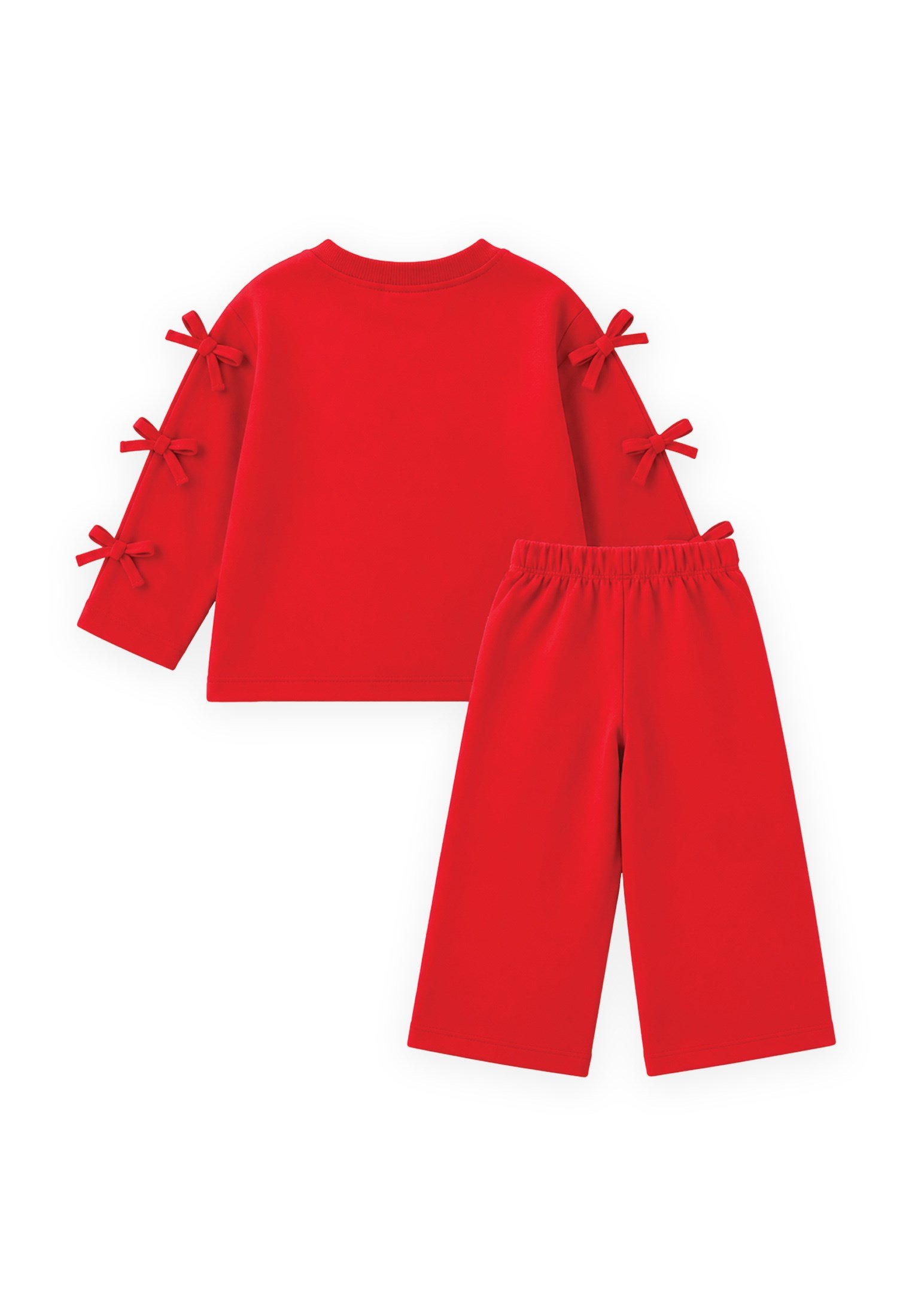 CigitMevsimlik Sweatshirt Takım 8-12 Yaş Kırmızı